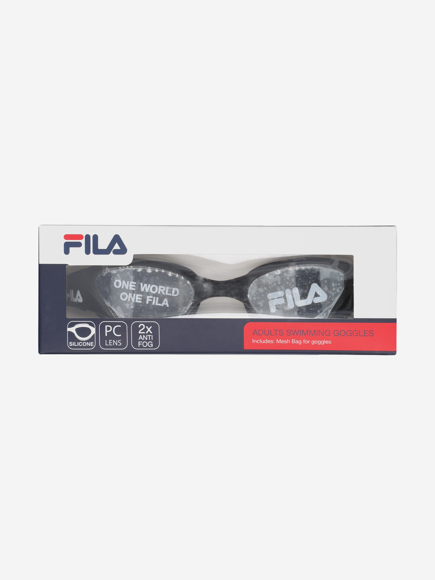 фото Очки для плавания fila attivo attivo, черный