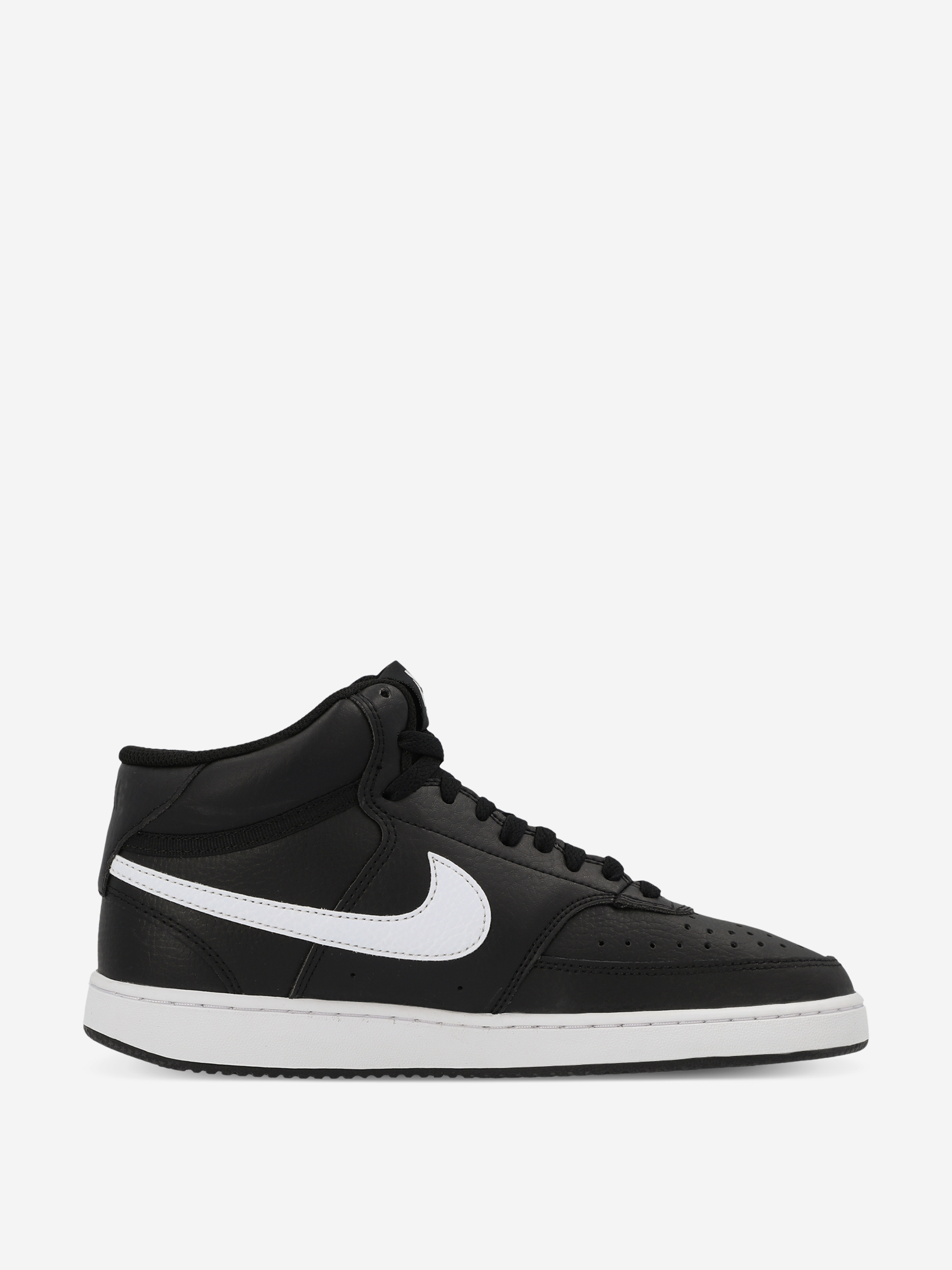 фото Кеды женские nike court vision mid, черный