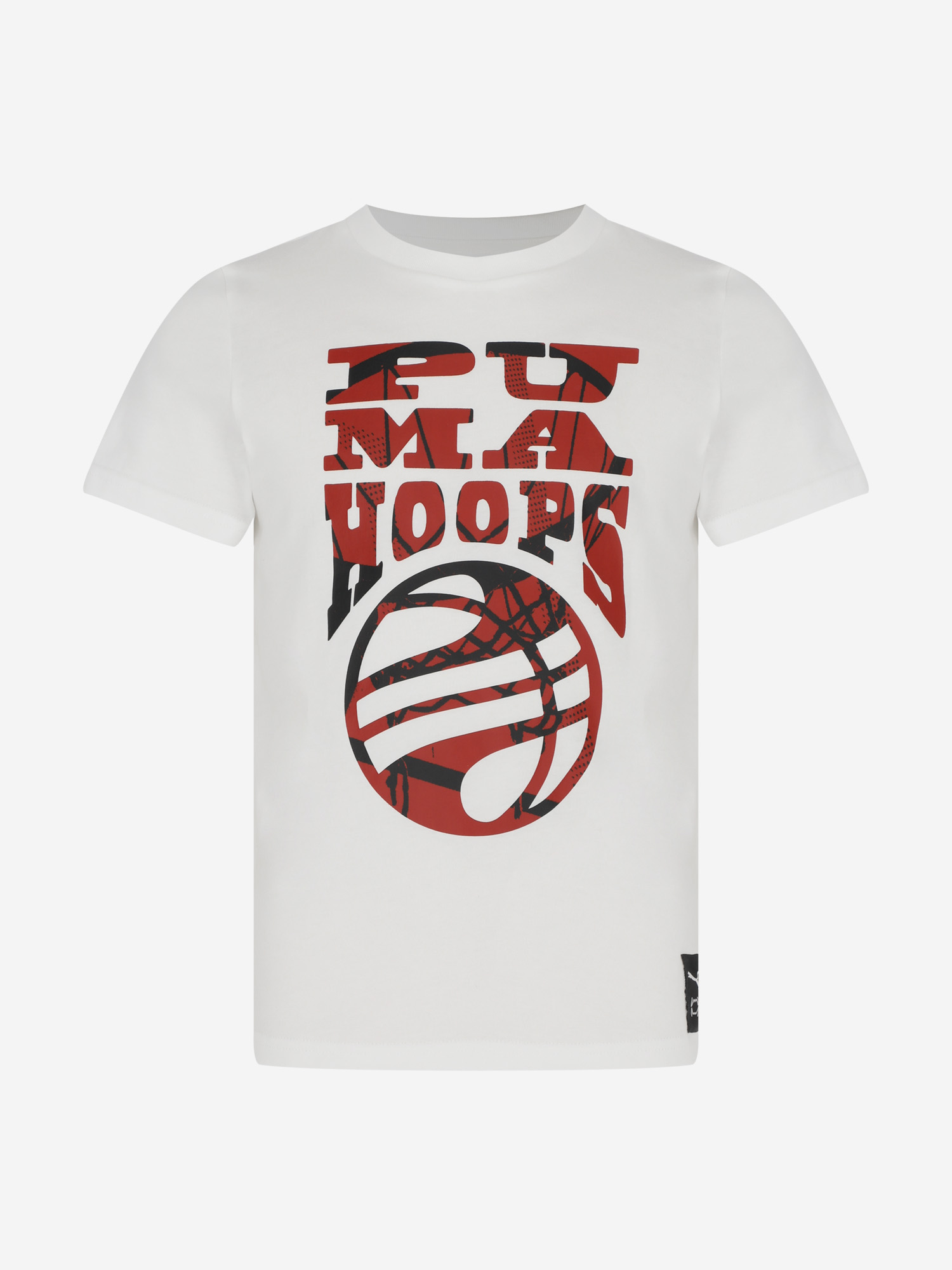 фото Футболка для мальчиков puma basketball blueprint, белый