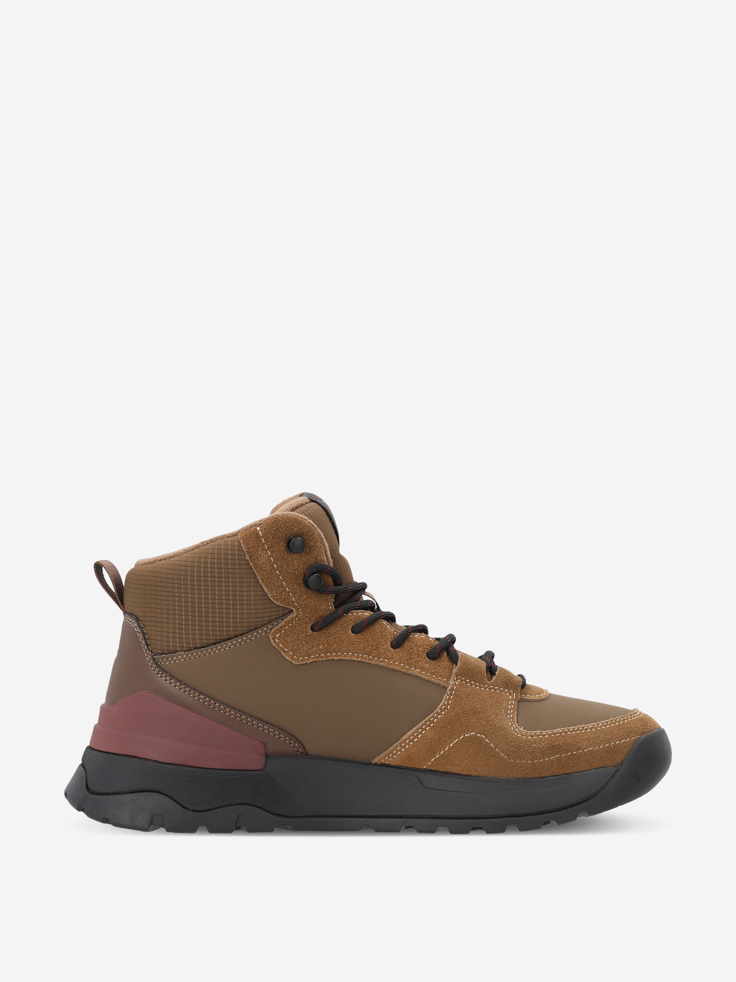 фото Кроссовки утепленные мужские demix clasico 3 mid, коричневый
