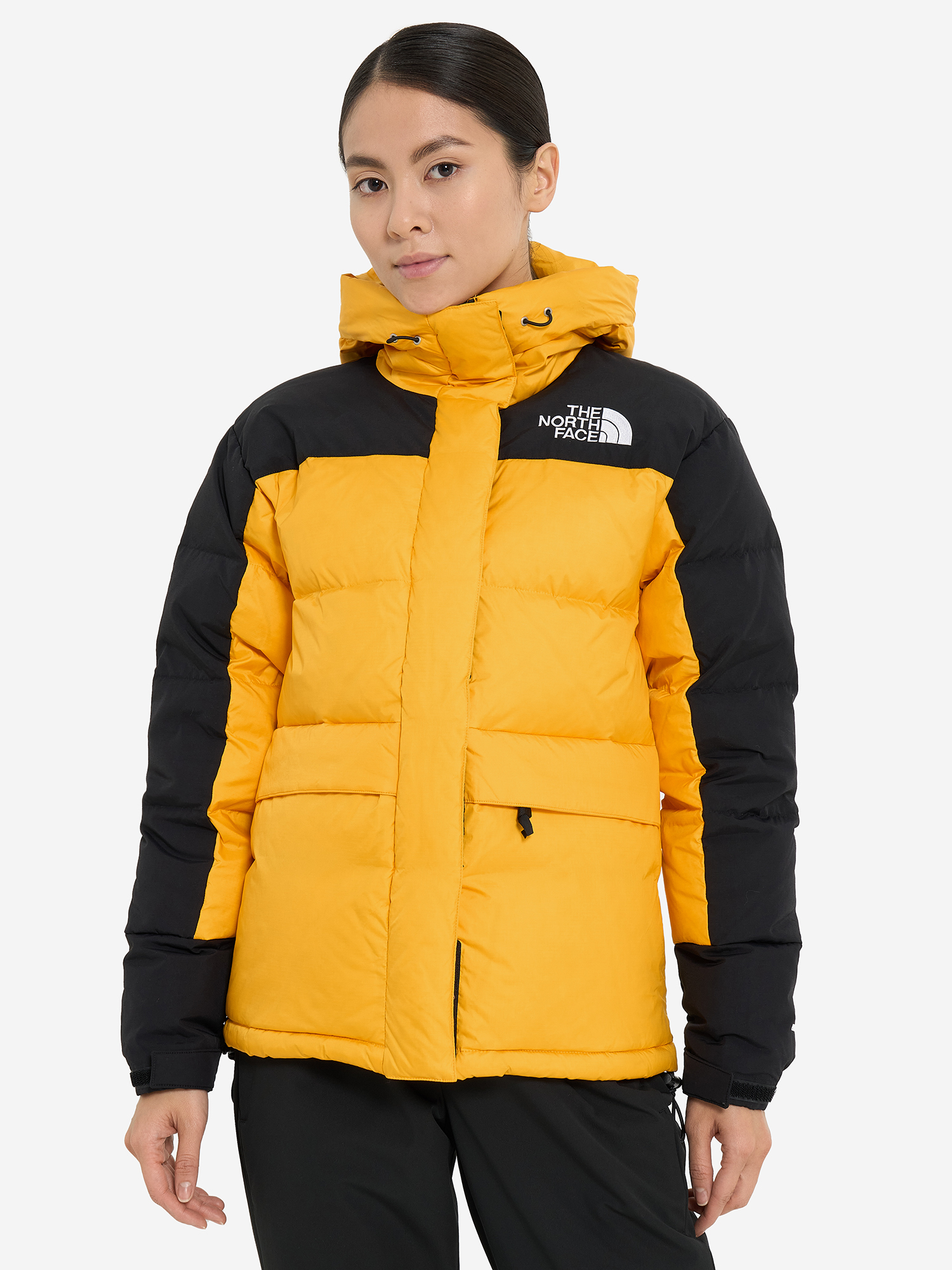 фото Пуховик женский the north face hmlyn, желтый