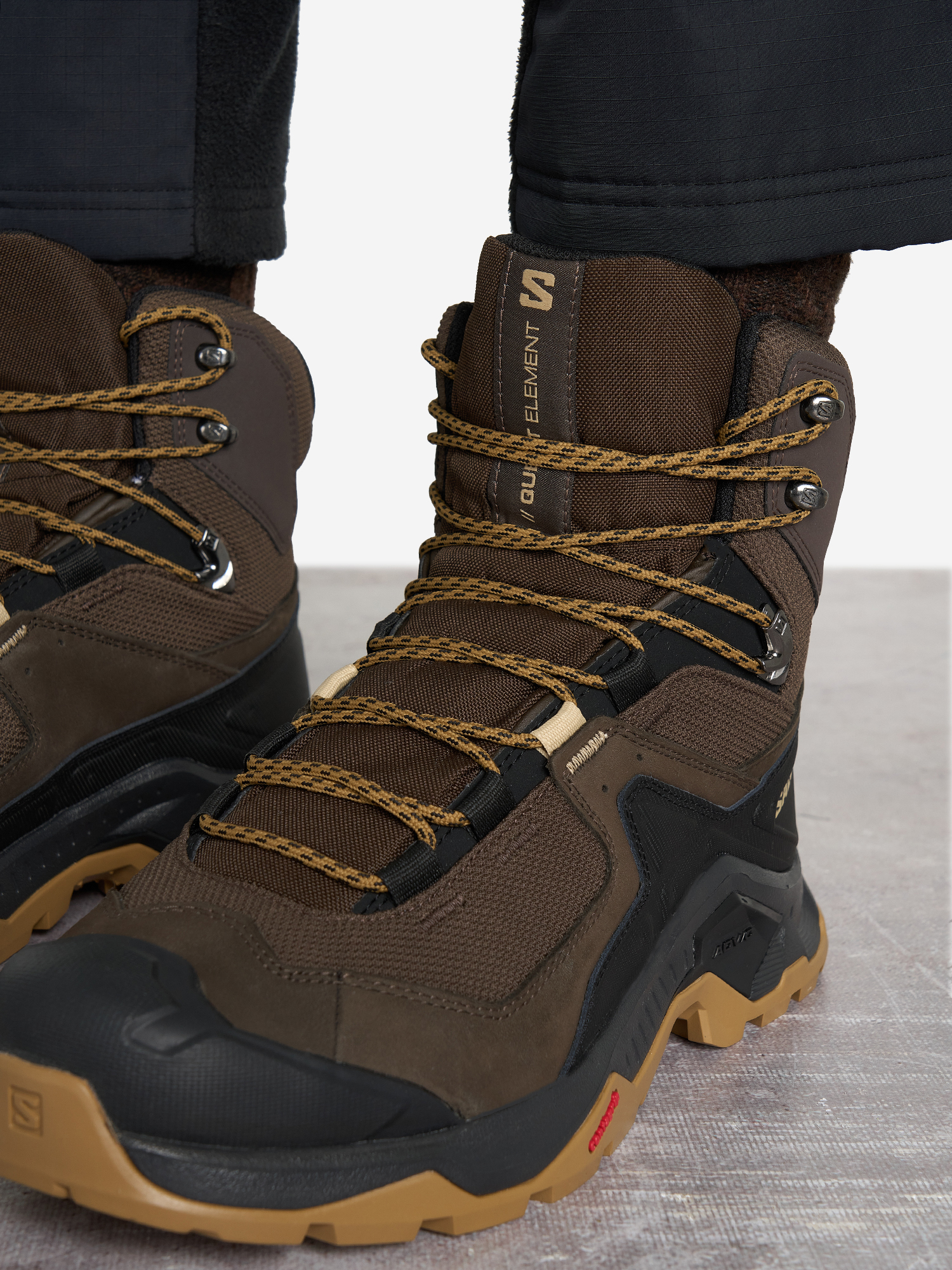 фото Ботинки мужские salomon quest element gtx, коричневый