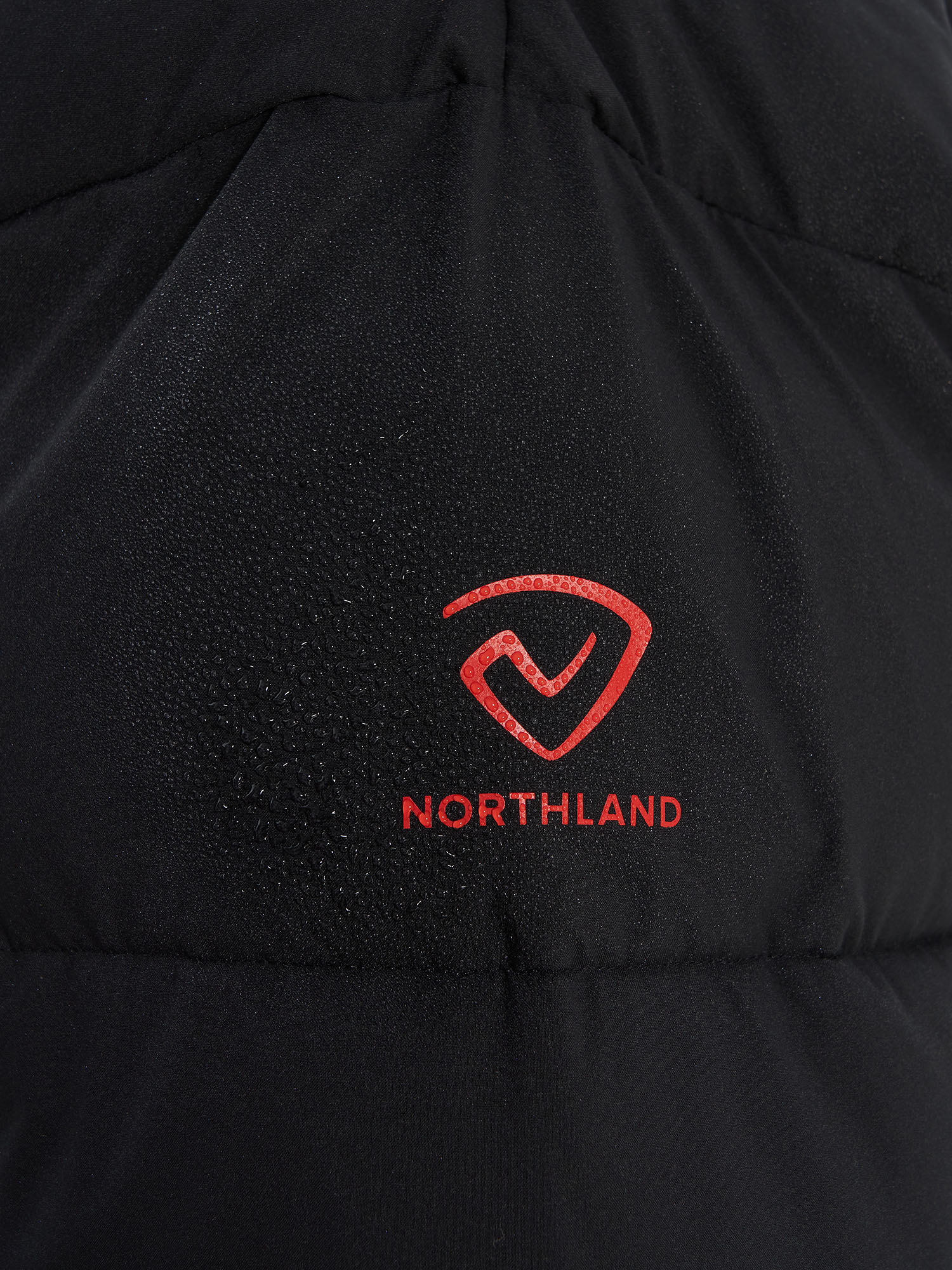 фото Пуховик мужской northland, черный