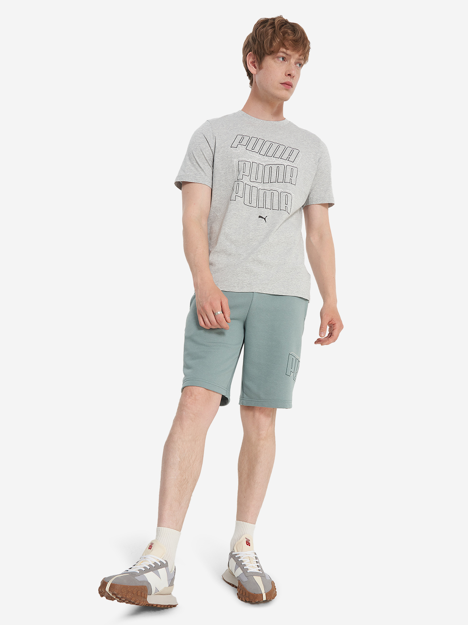 фото Футболка мужская puma, серый