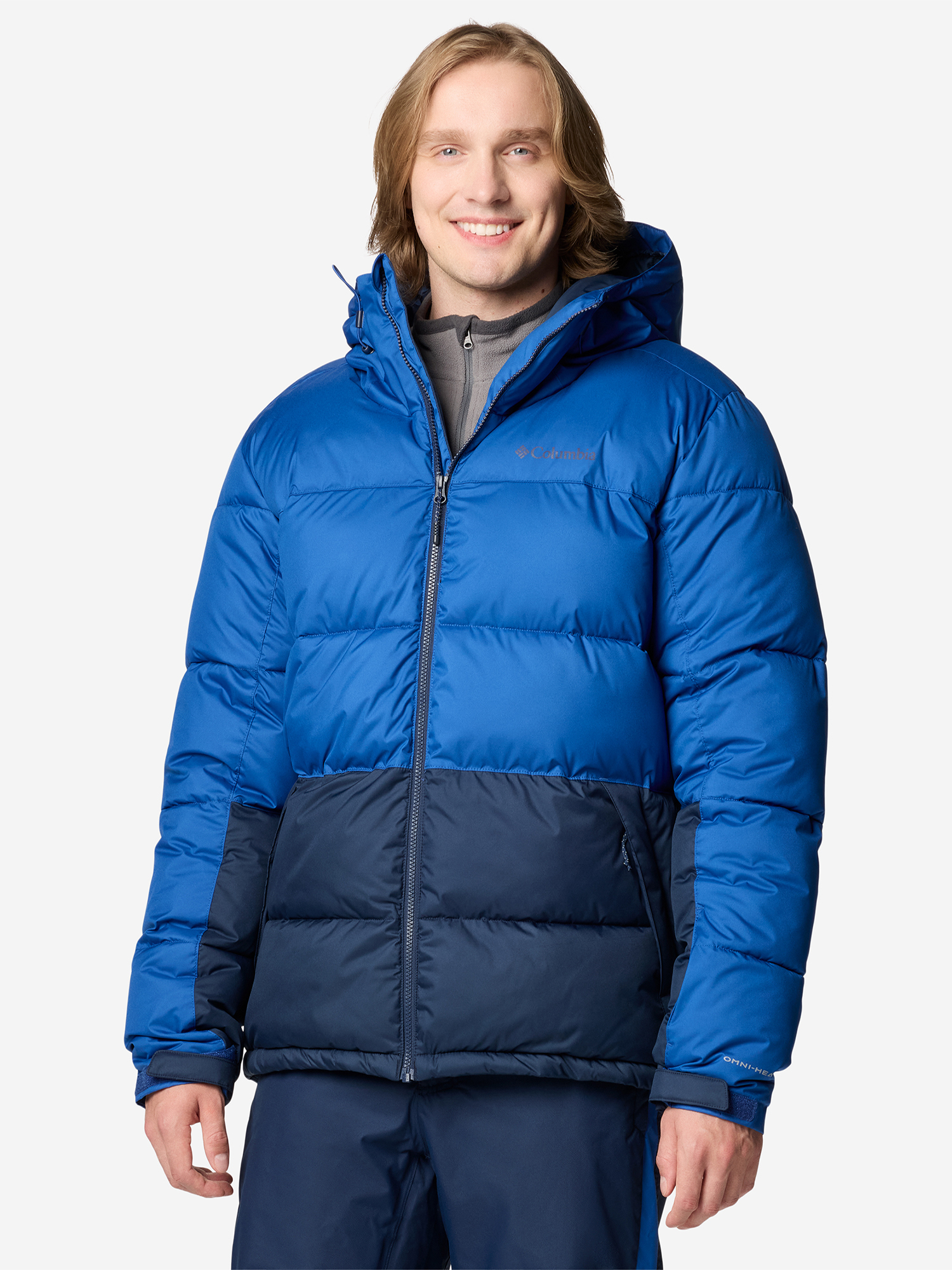фото Куртка утепленная мужская columbia slope style, синий