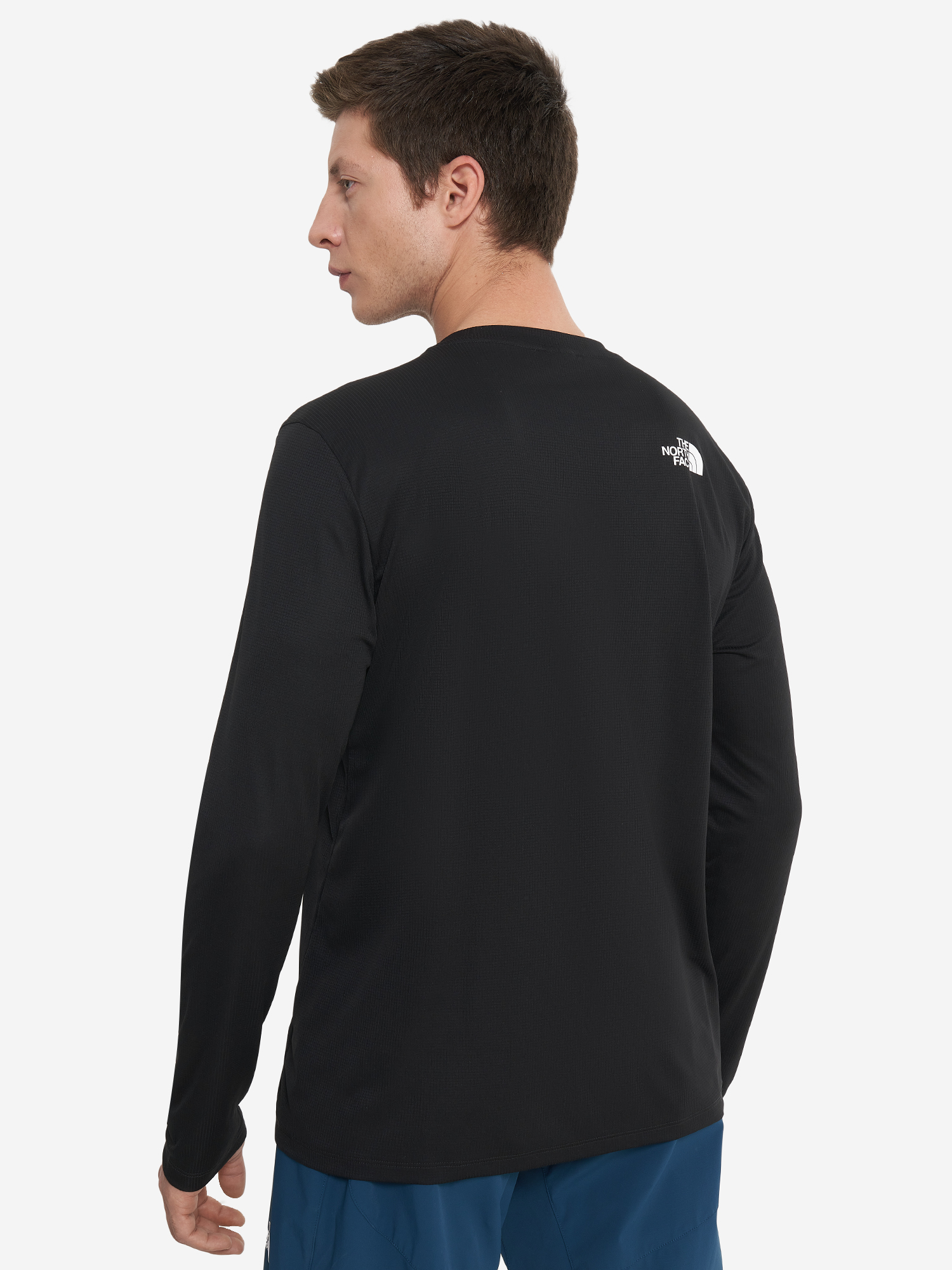 фото Лонгслив мужской the north face shadow, черный