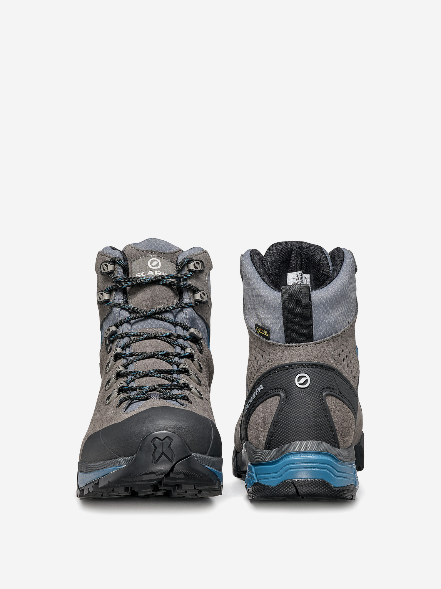 фото Ботинки мужские scarpa zg trek gtx, серый