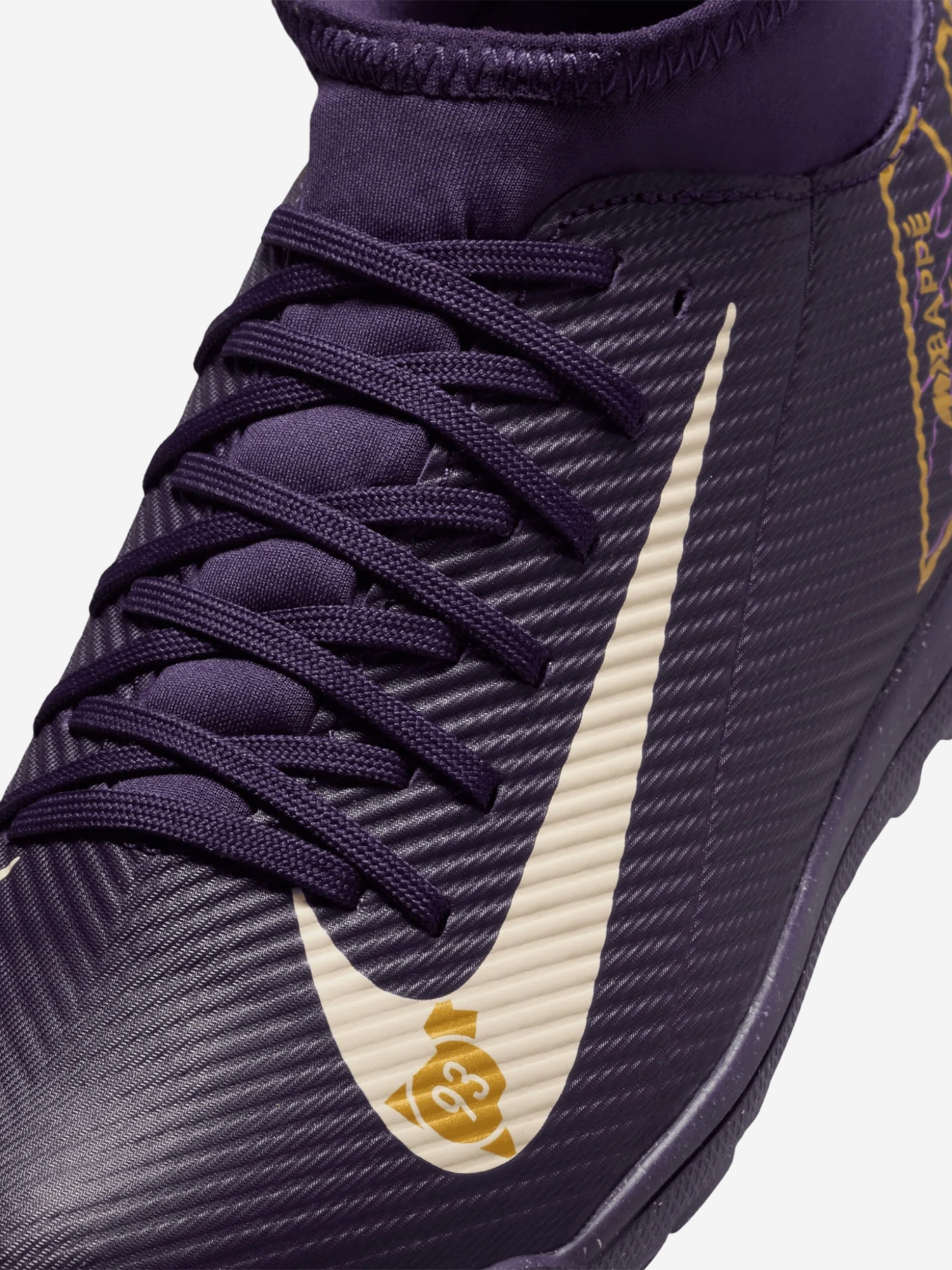 фото Бутсы для мальчиков nike superfly 10 club km tf, фиолетовый