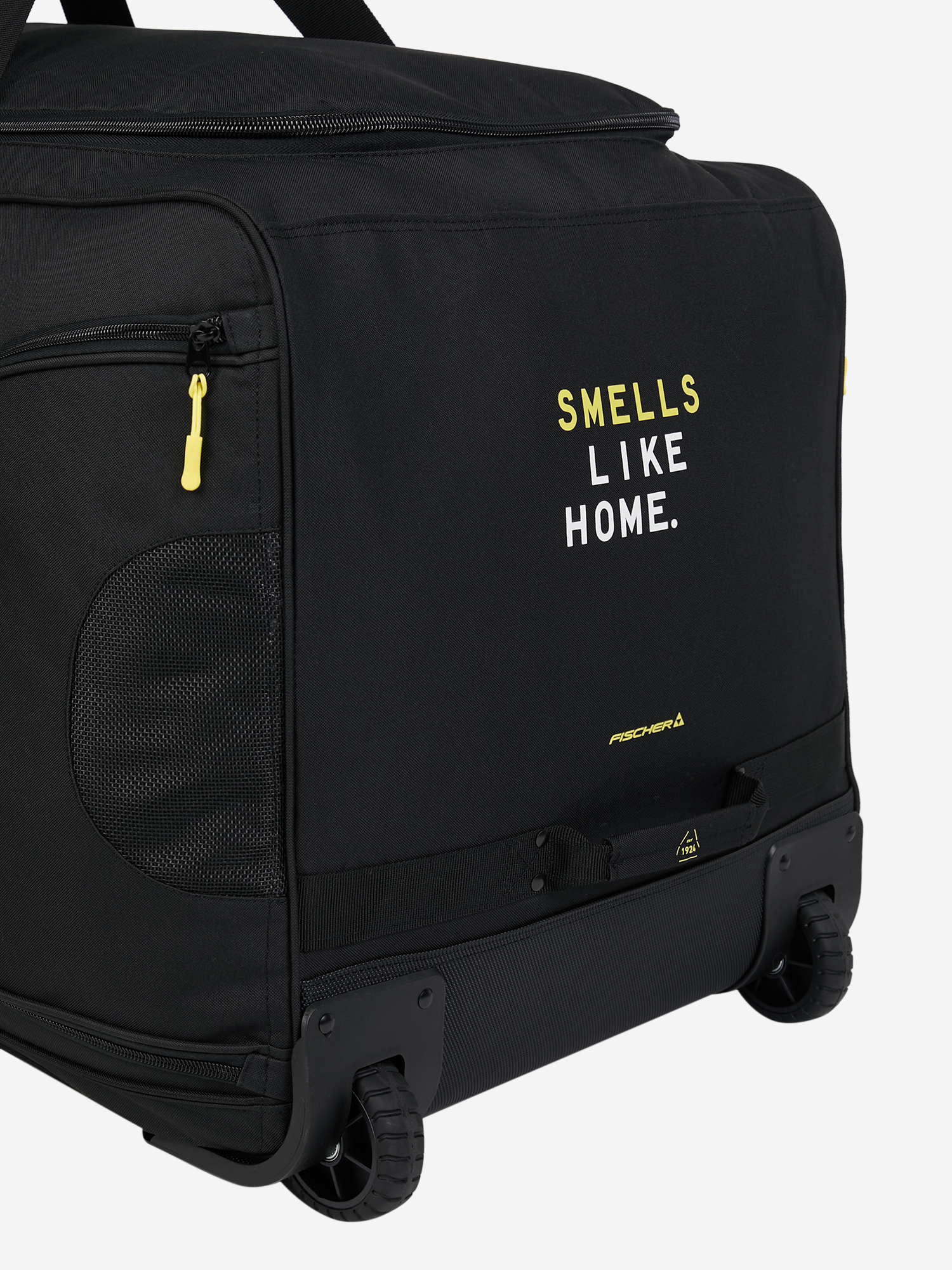 фото Баул хоккейный с колесами fischer player bag 40", черный