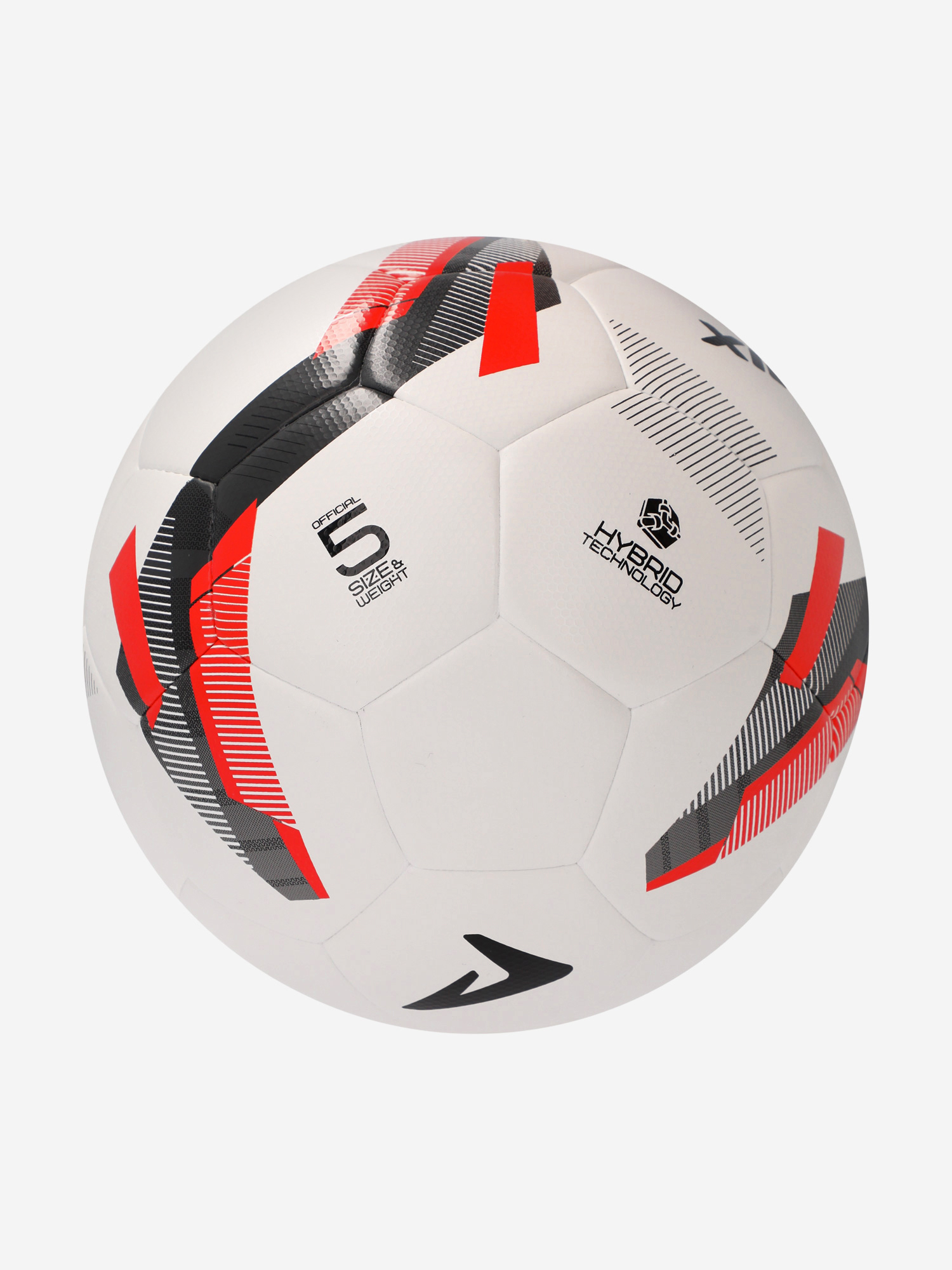 фото Мяч футбольный demix hybrid fifa quality, белый