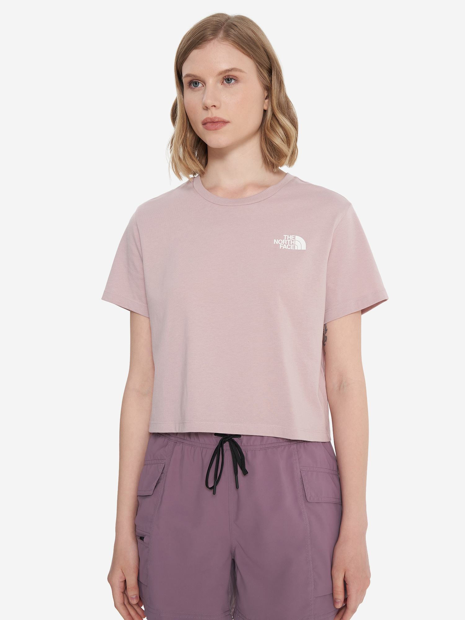 фото Футболка женская the north face simple dome, розовый