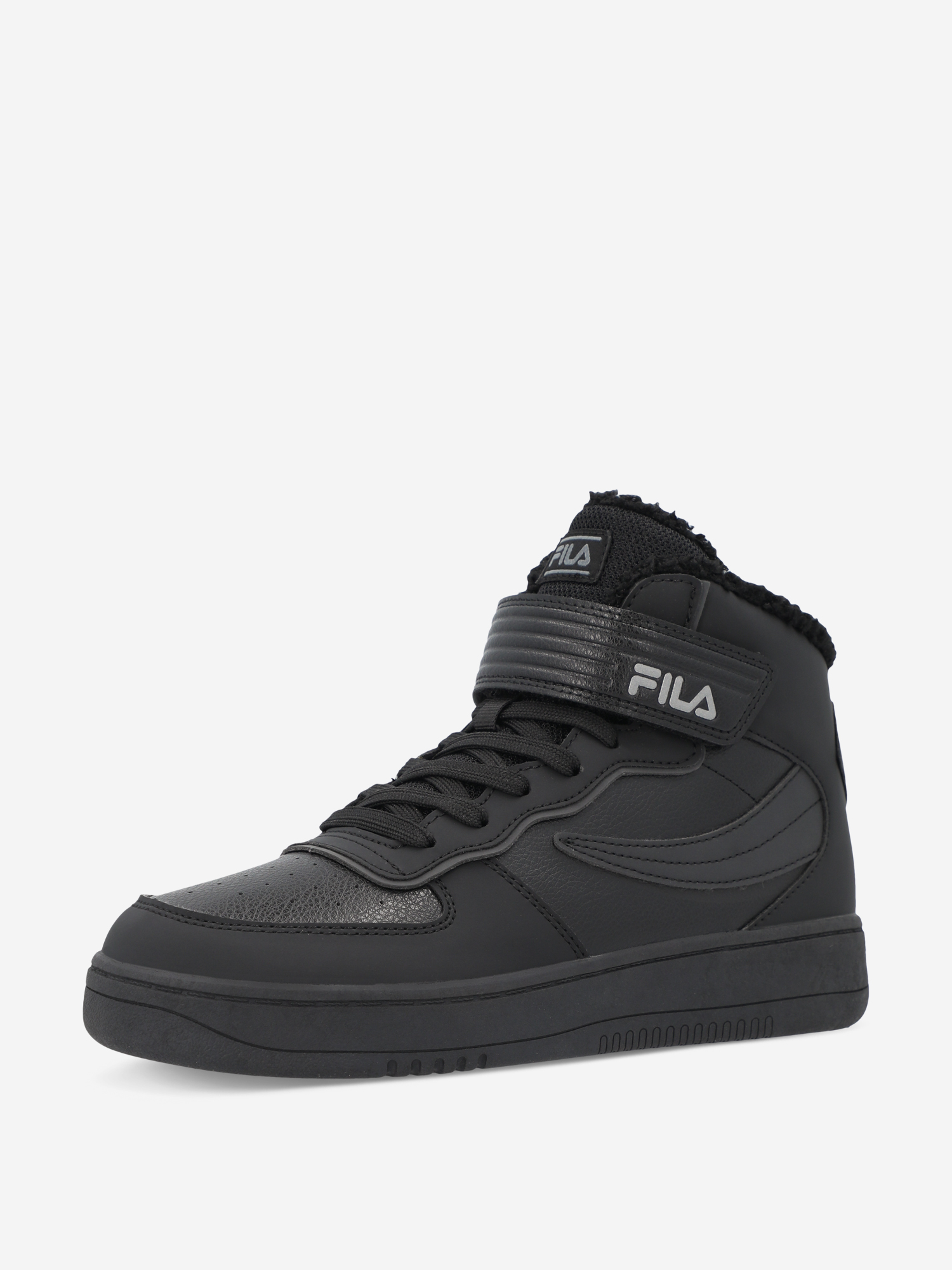фото Кеды утепленные для мальчиков fila high fur, черный