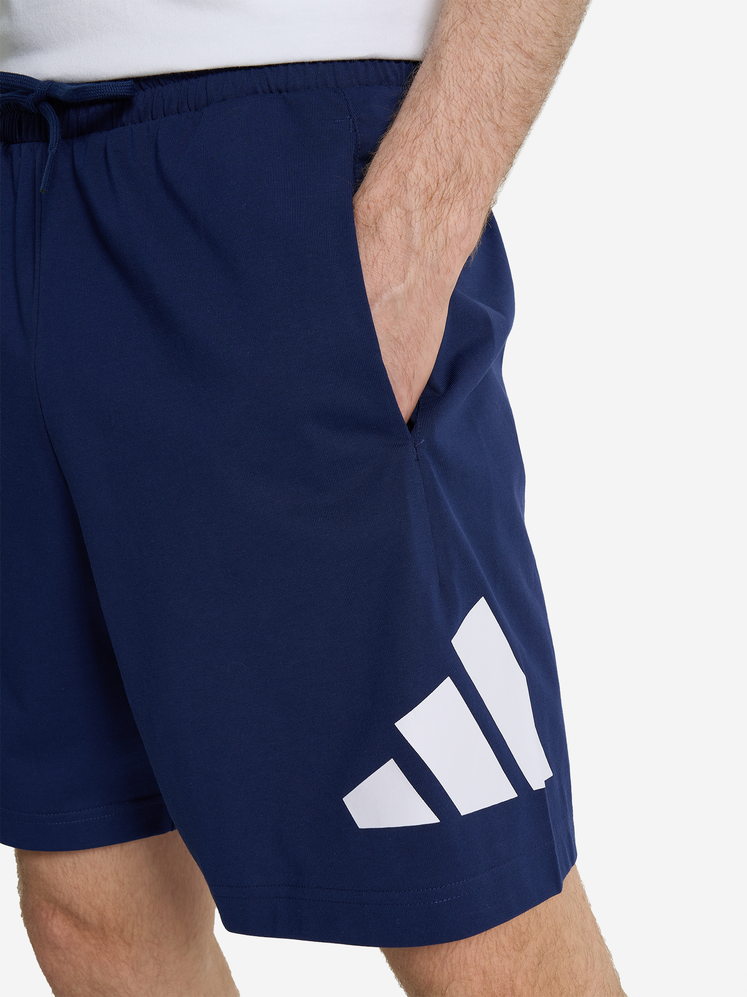 фото Шорты мужские adidas, синий