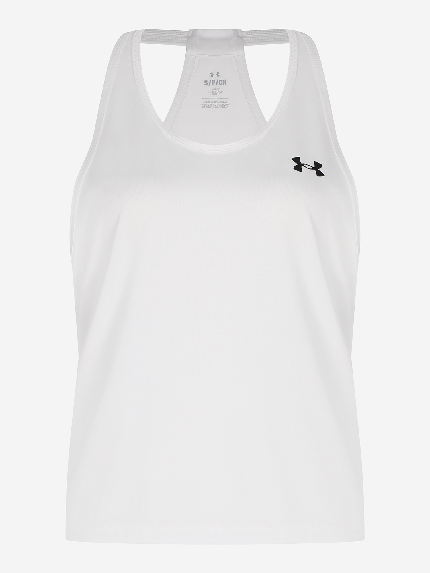фото Майка женская under armour tech swing tank, белый