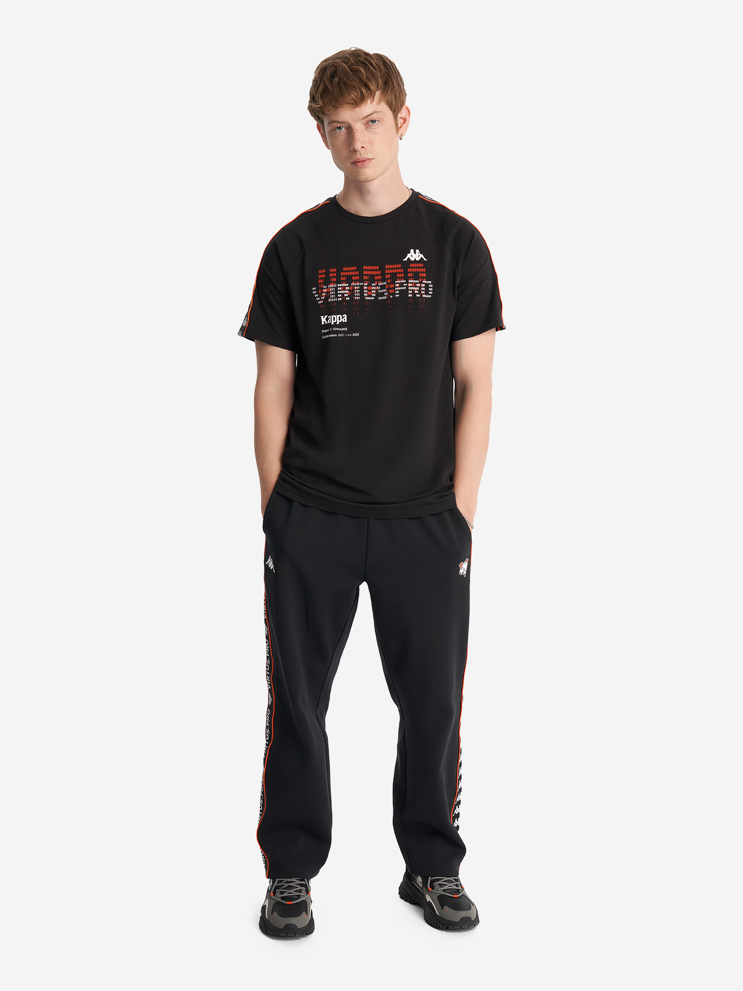 фото Футболка kappa x virtus.pro, черный