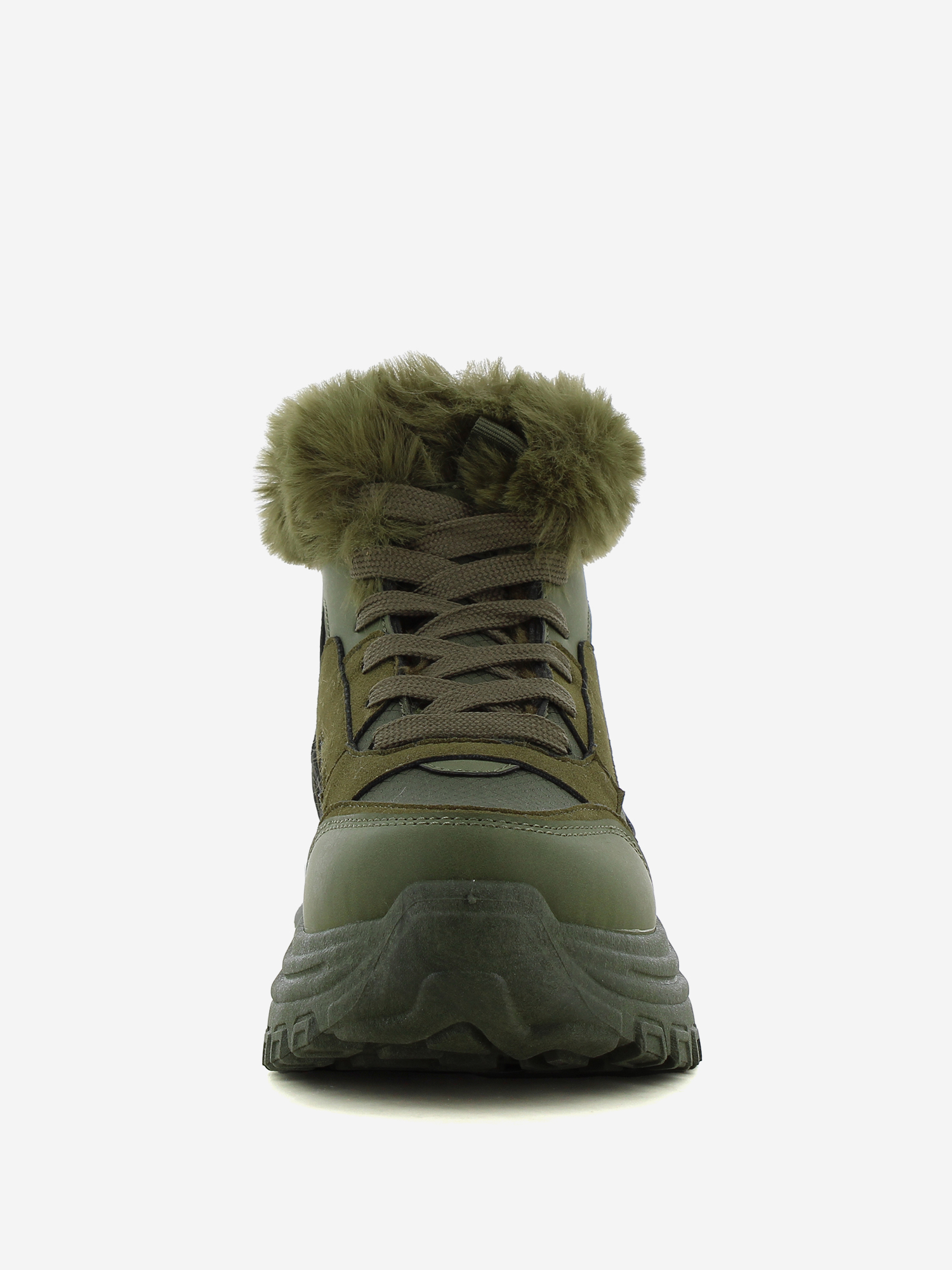 фото Кеды утепленные женские sprox skc casual wtr, зеленый