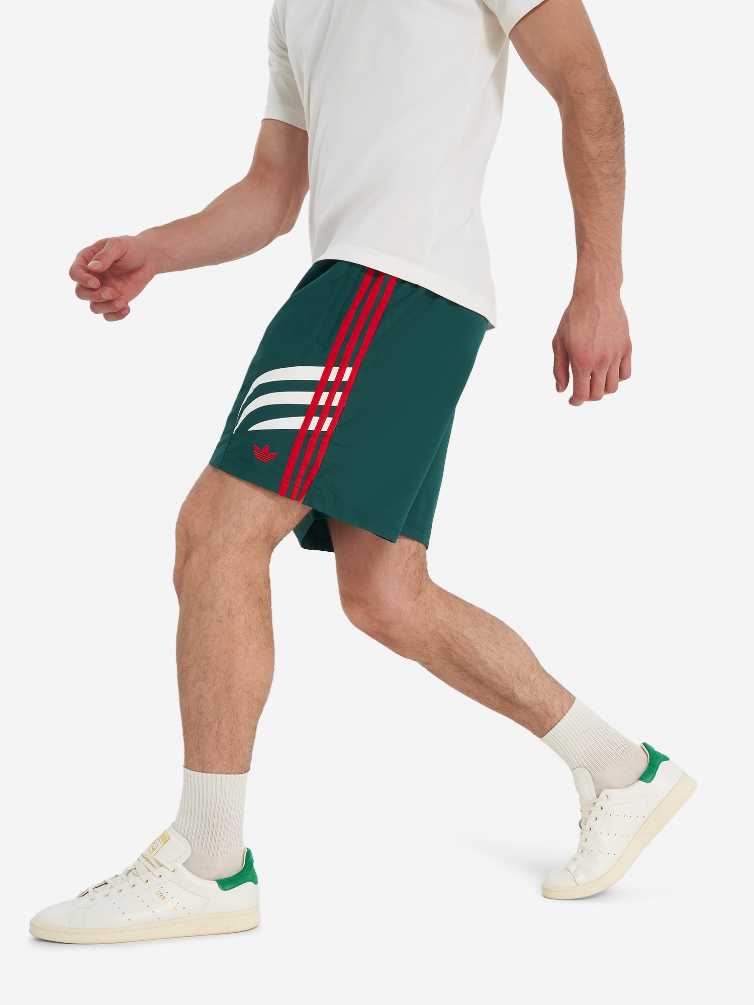 фото Шорты мужские adidas q3, зеленый