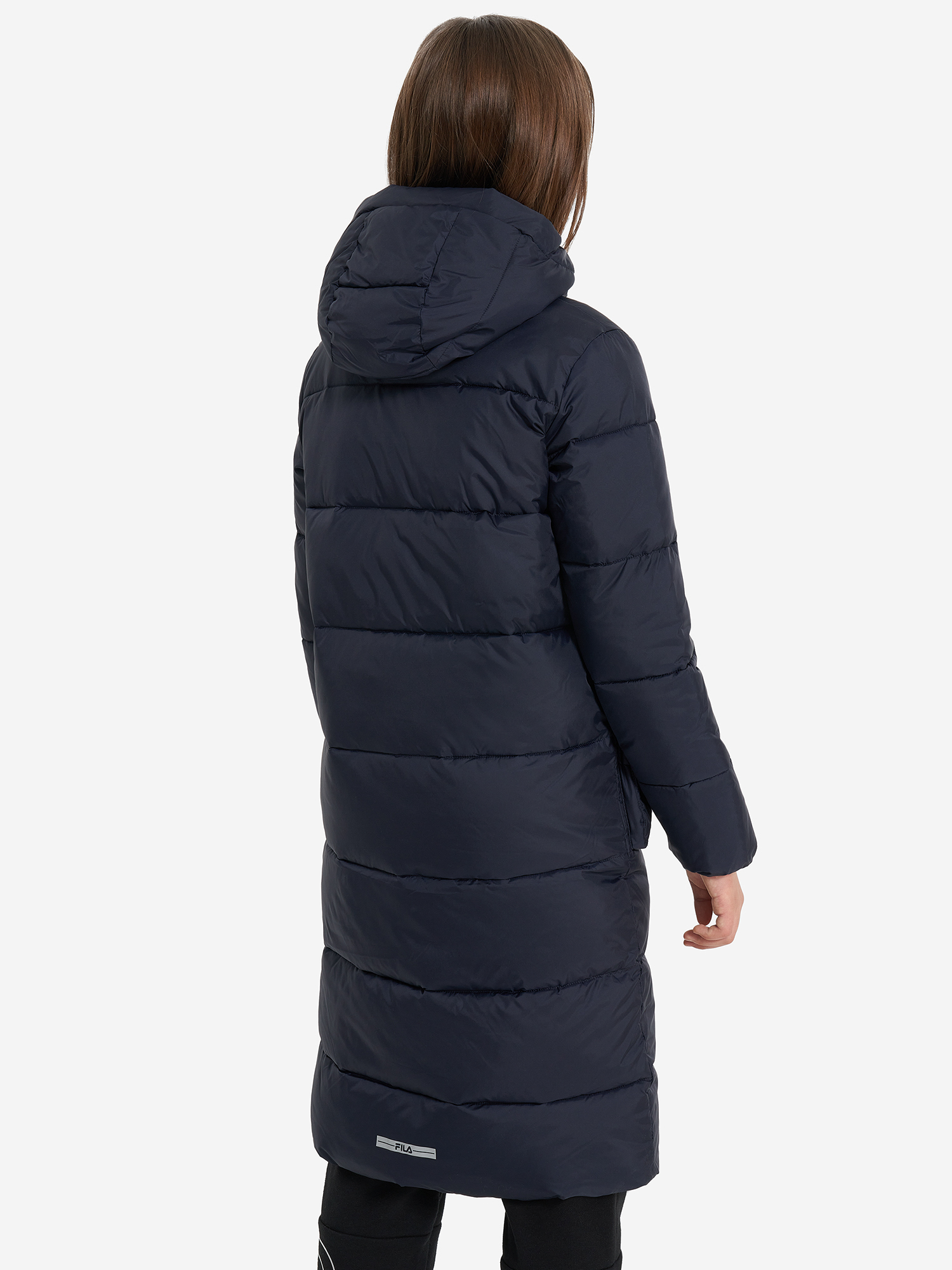 фото Пальто утепленное для девочек fila, синий