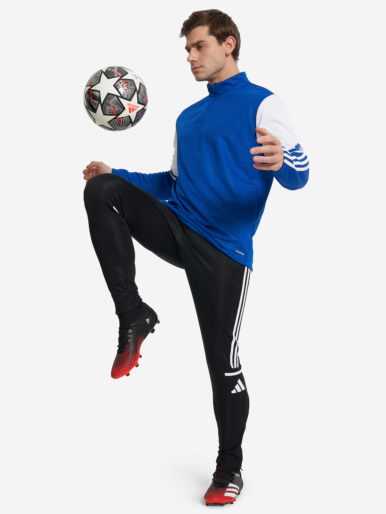 фото Толстовка мужская adidas sq25, синий