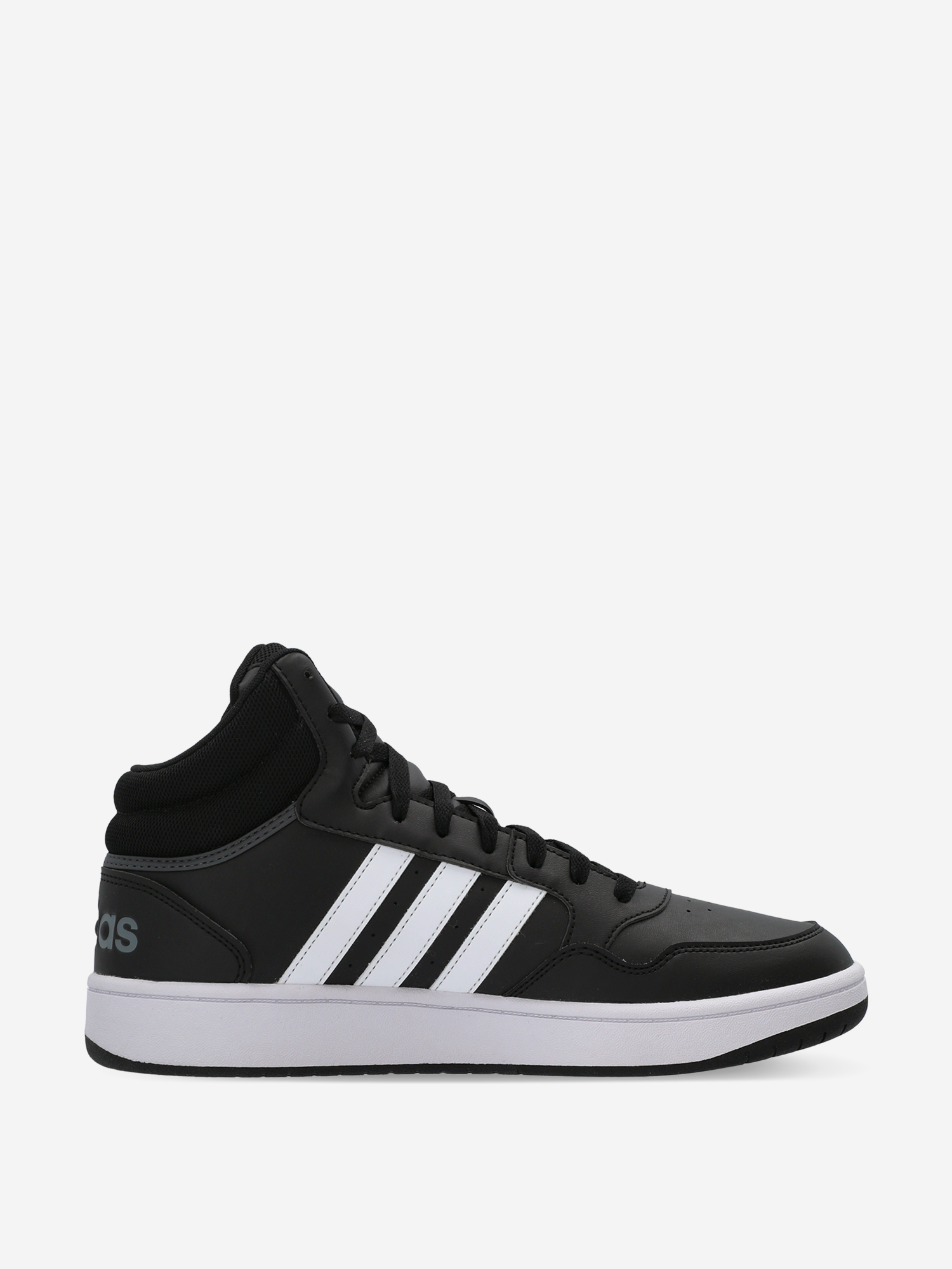 фото Кеды мужские adidas hoops 3.0 mid, черный