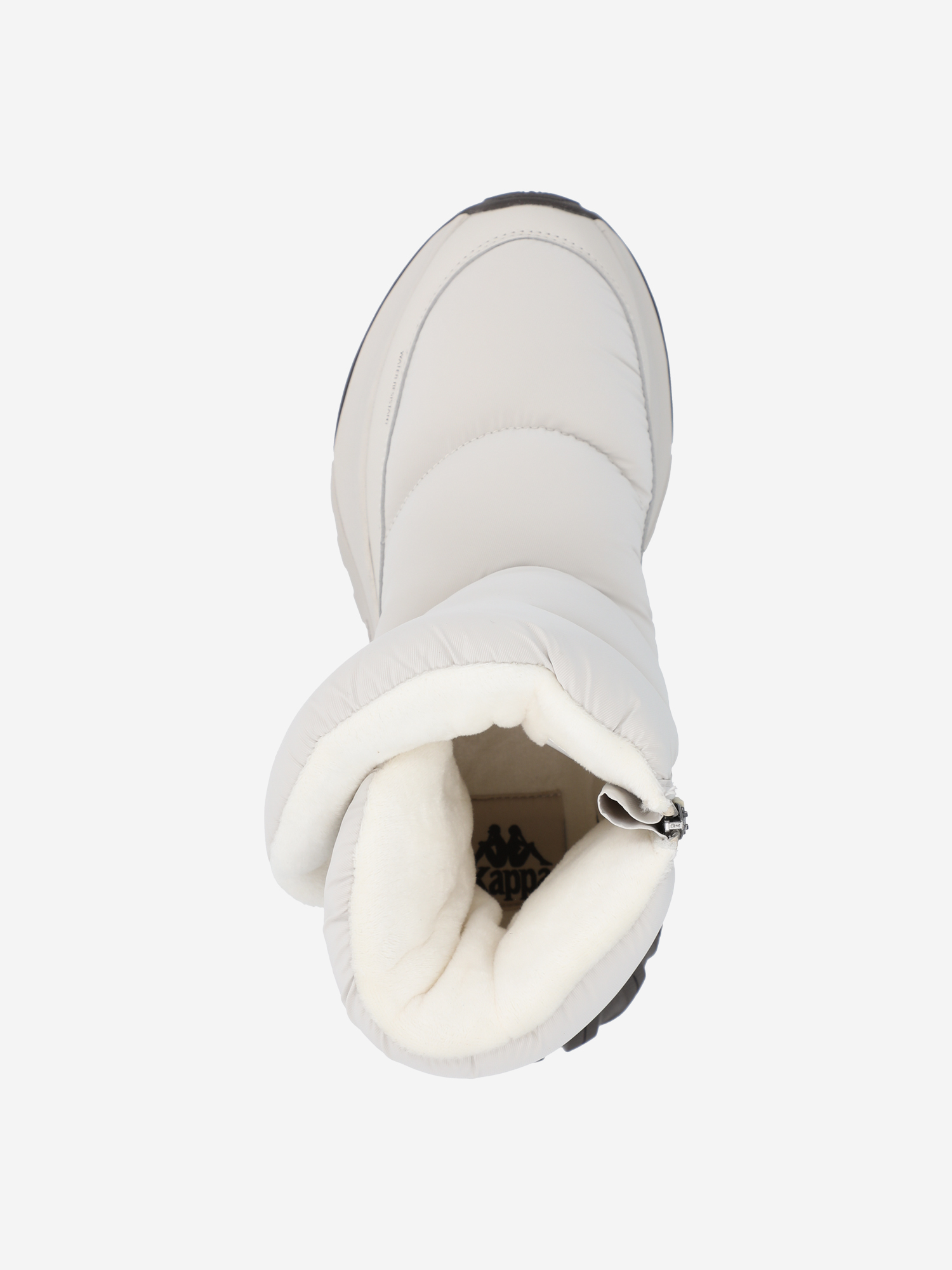 фото Кроссовки утепленные женские kappa giusto mid puffy, бежевый
