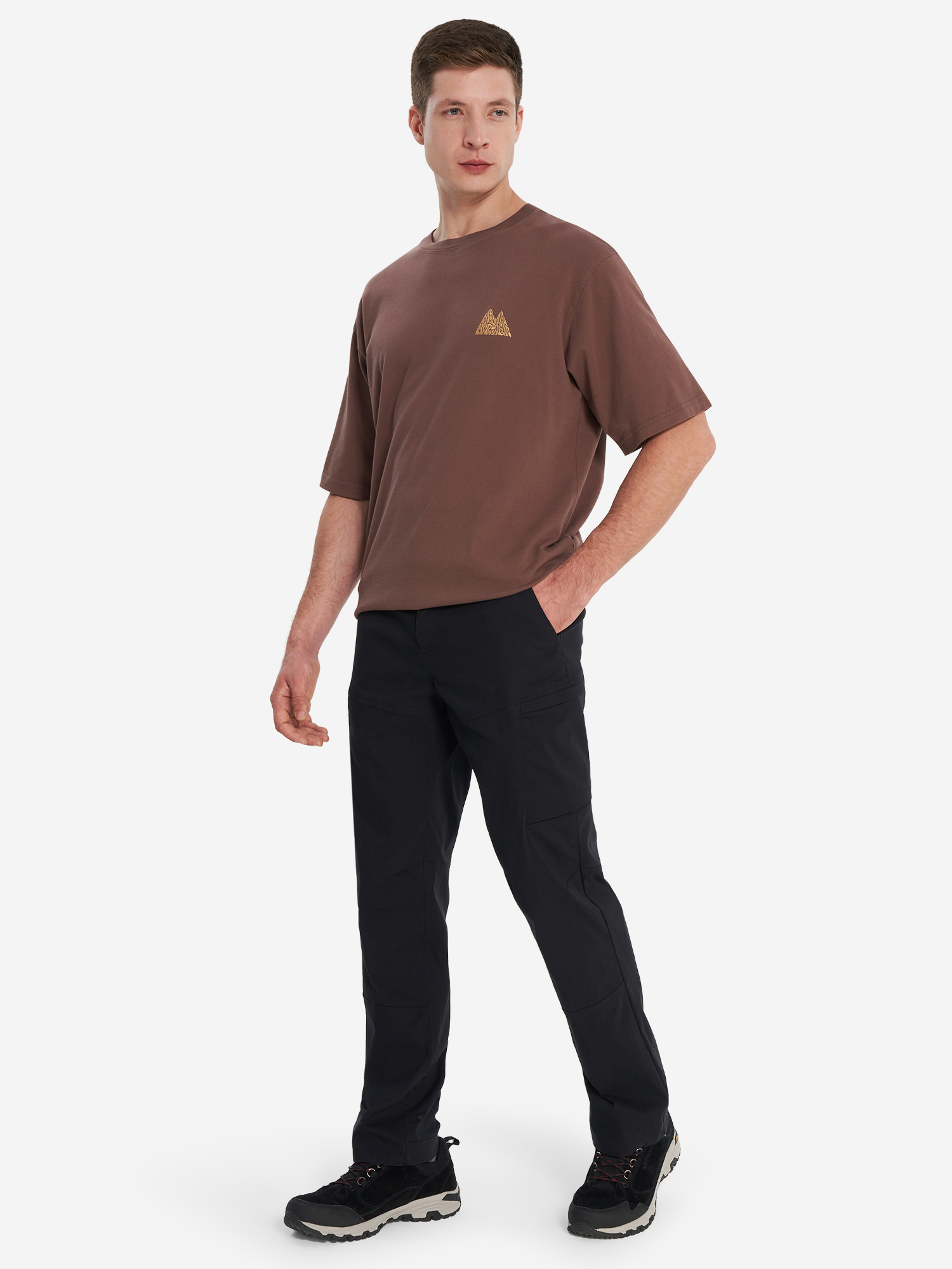 фото Брюки мужские mountain hardwear hardwear ap cargo pant, черный