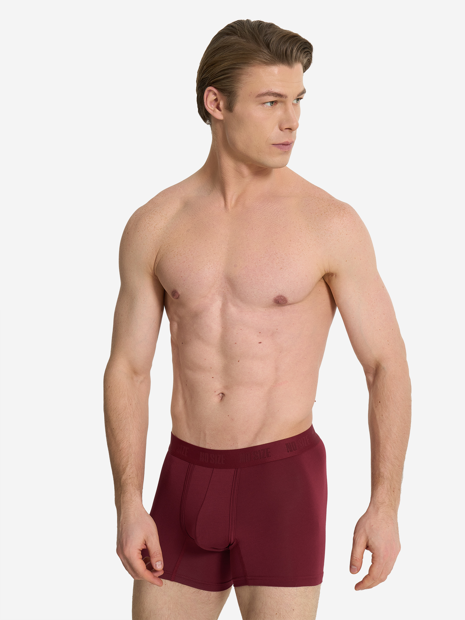 фото Трусы мужские no size, 3 штуки, красный