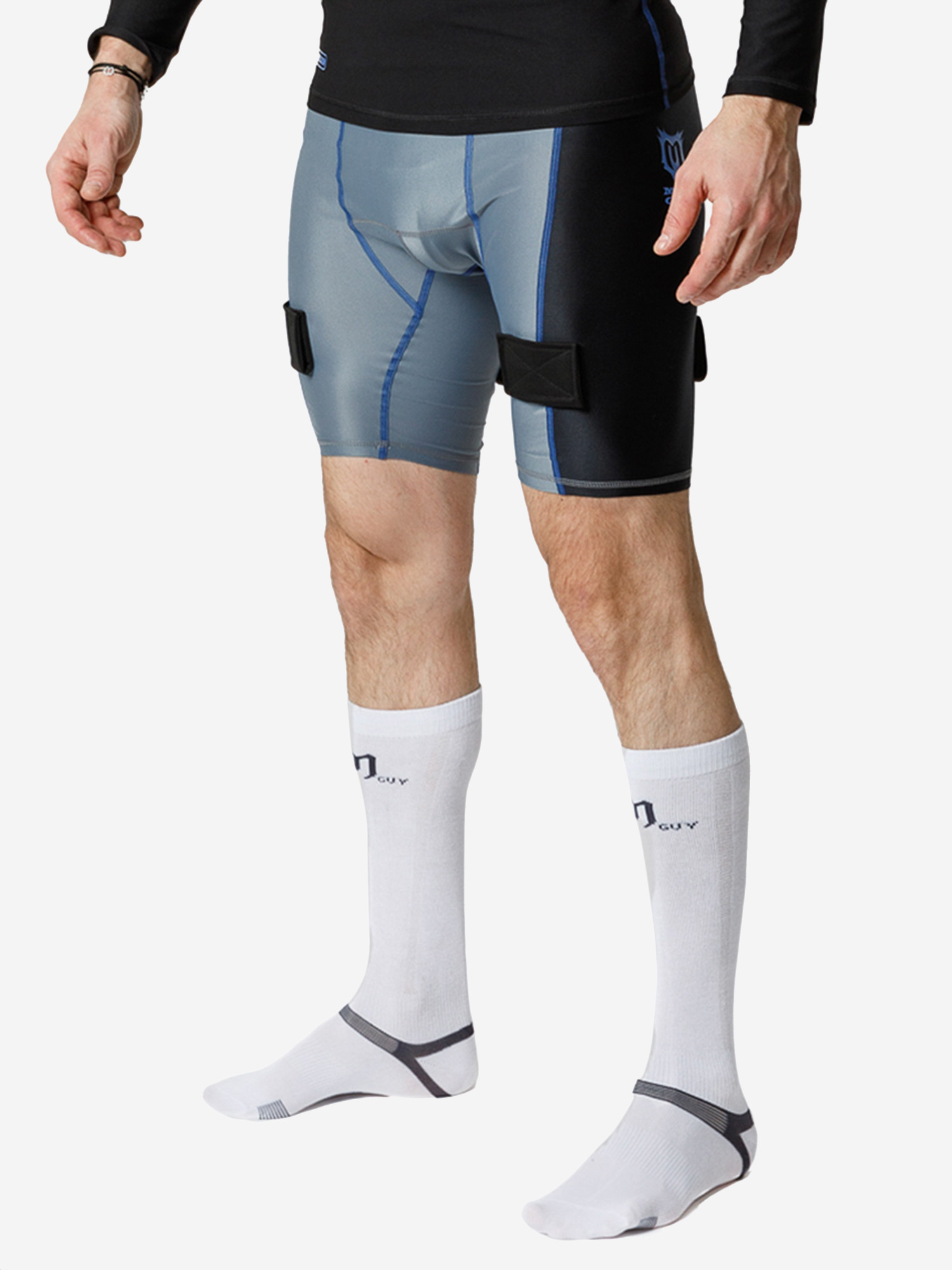 фото Компрессионные шорты madguy basic compression, серый