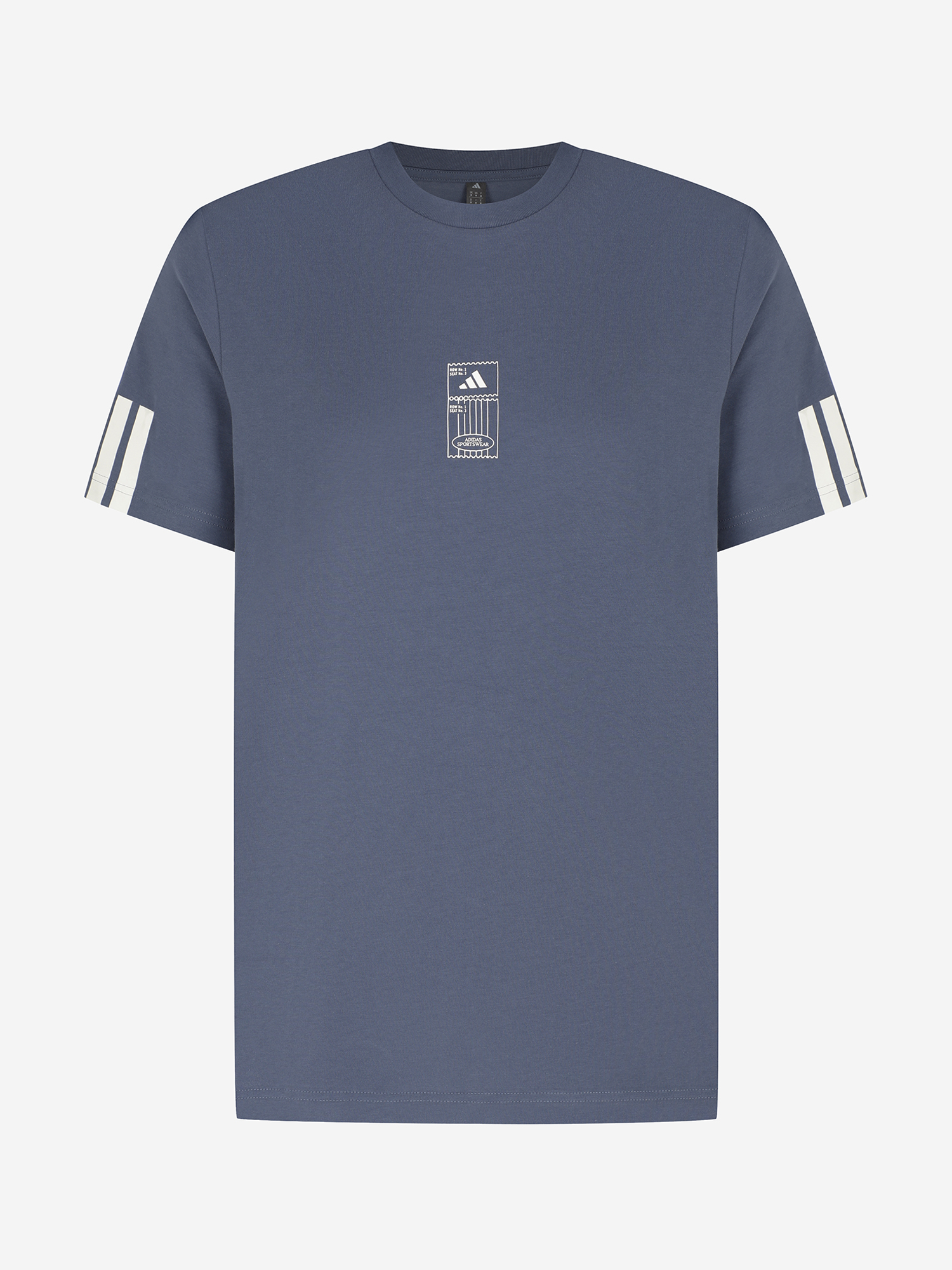 фото Футболка мужская adidas stad ticket, синий