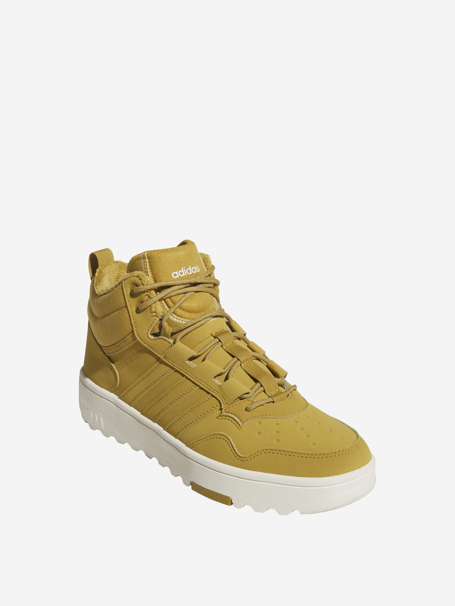 фото Кеды женские adidas hoops 4.0, бежевый