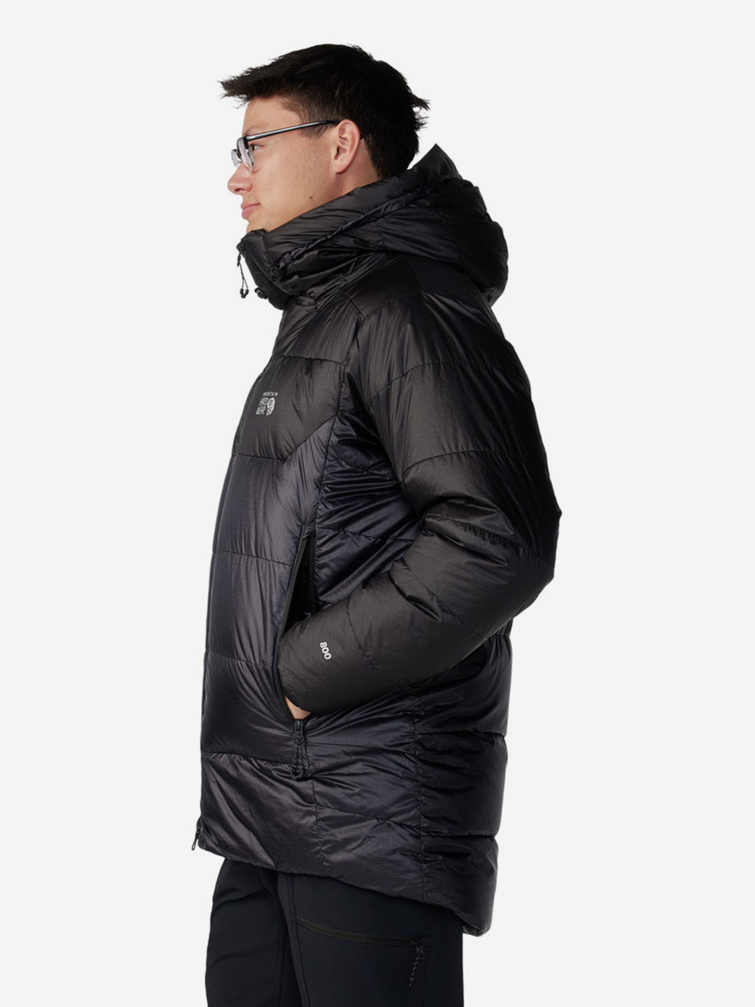 фото Пуховик мужской mountain hardwear phantom belay, черный