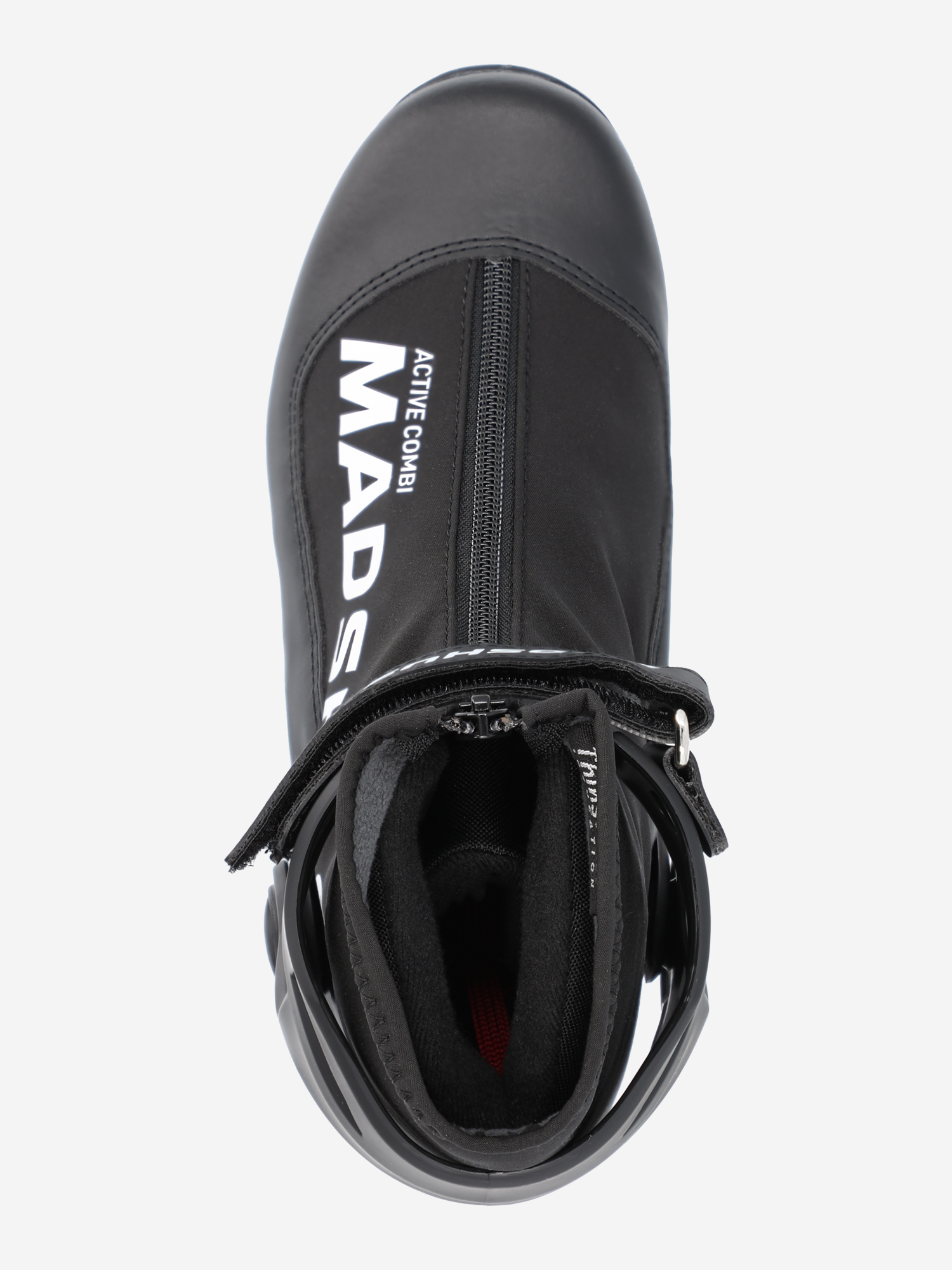 фото Ботинки для беговых лыж детские madshus active combi jr, черный