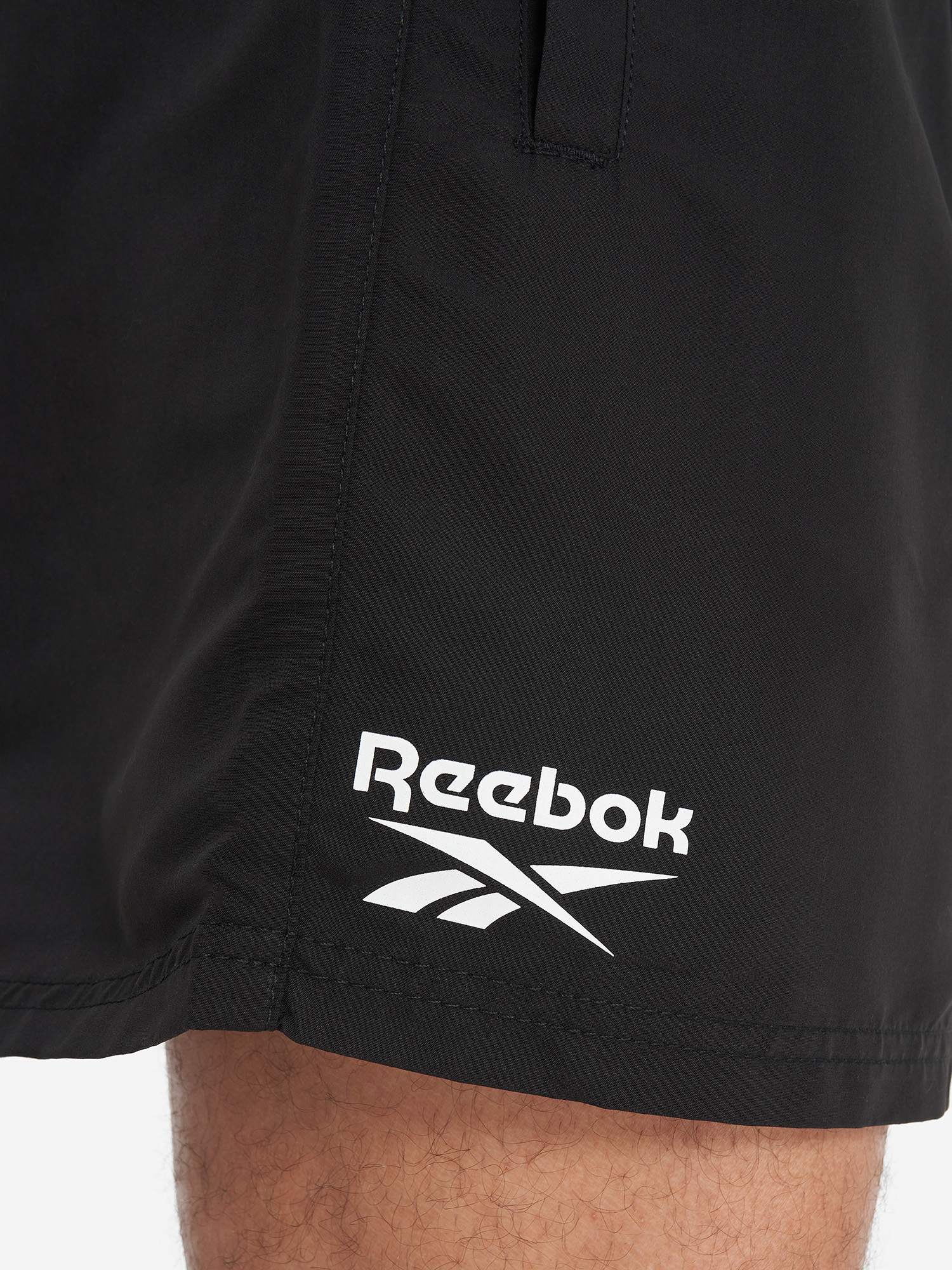 фото Шорты плавательные мужские reebok reuben, черный