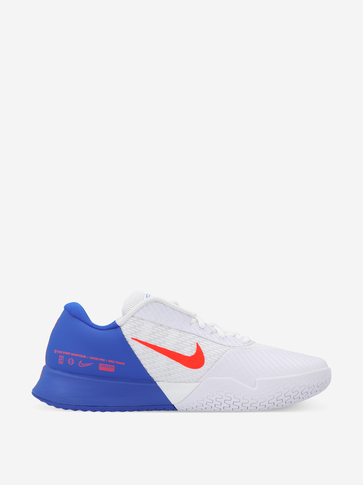 фото Кроссовки мужские nike court air zoom vapor pro 2, белый