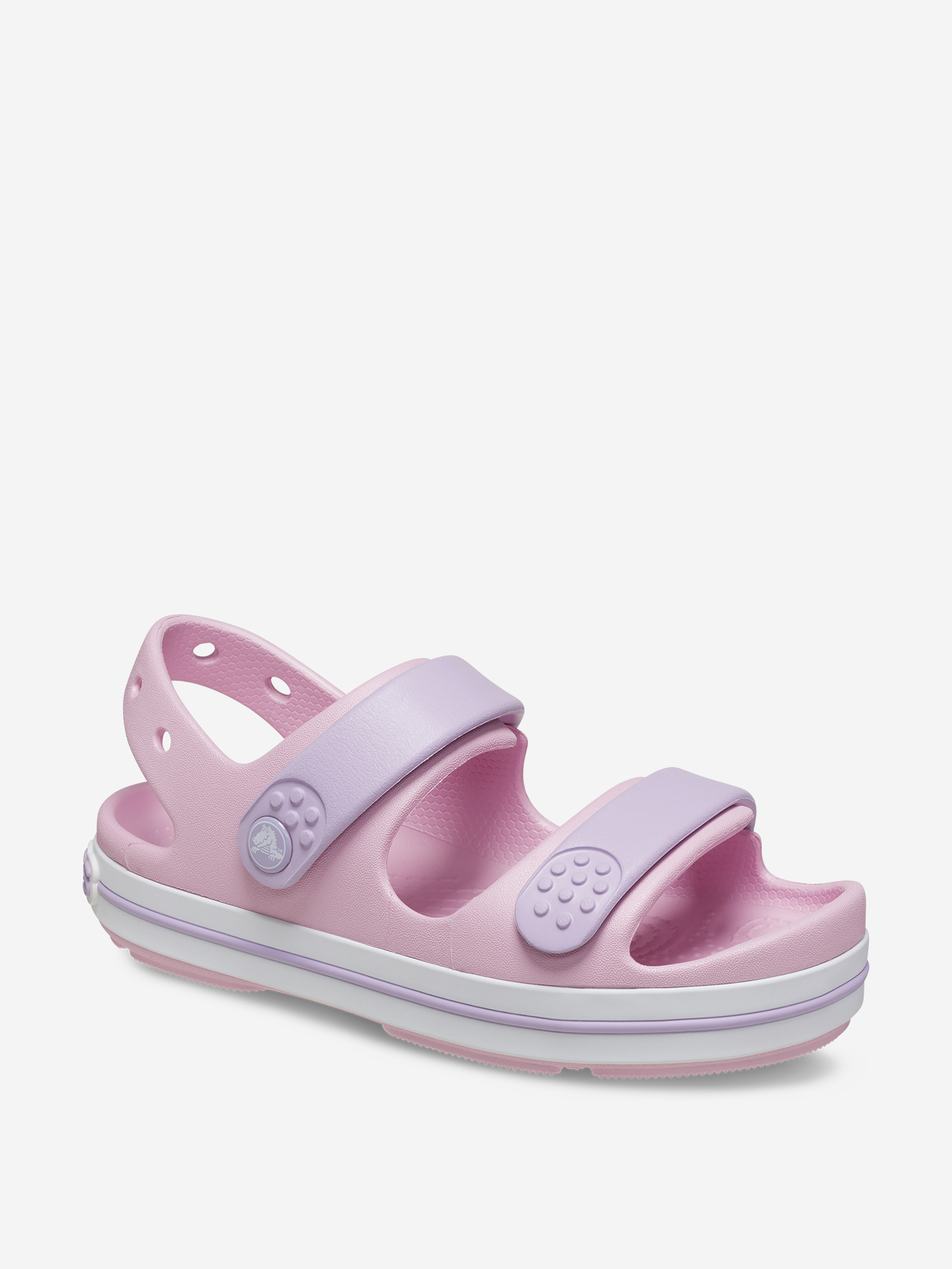 фото Сандалии для девочек crocs crocband cruiser sandal t, розовый