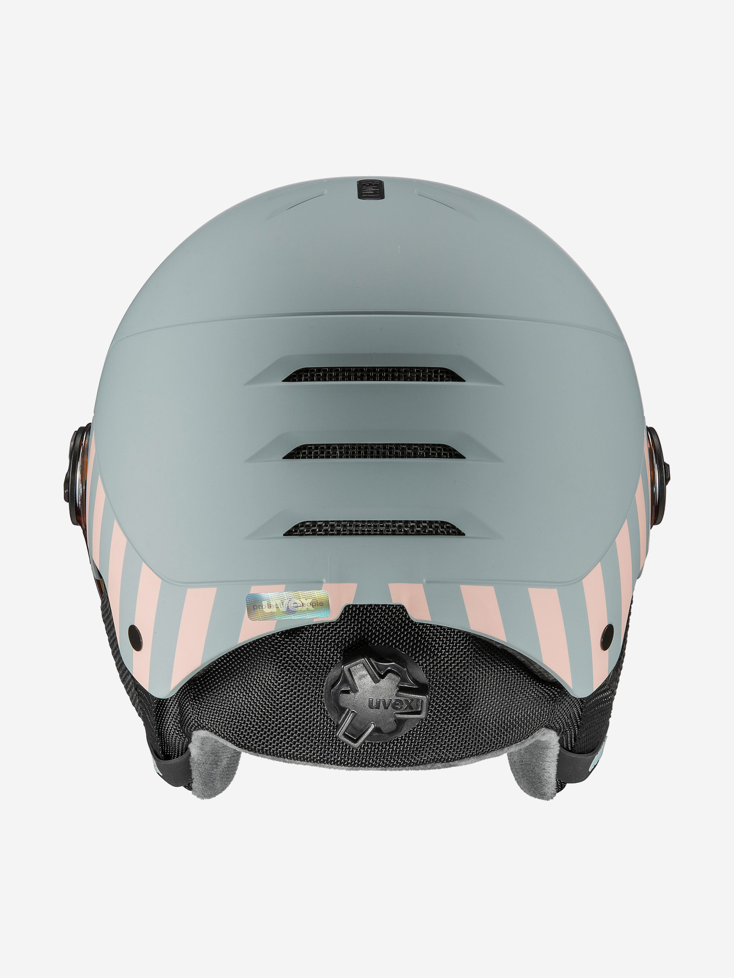 фото Шлем детский uvex rocket visor, серый