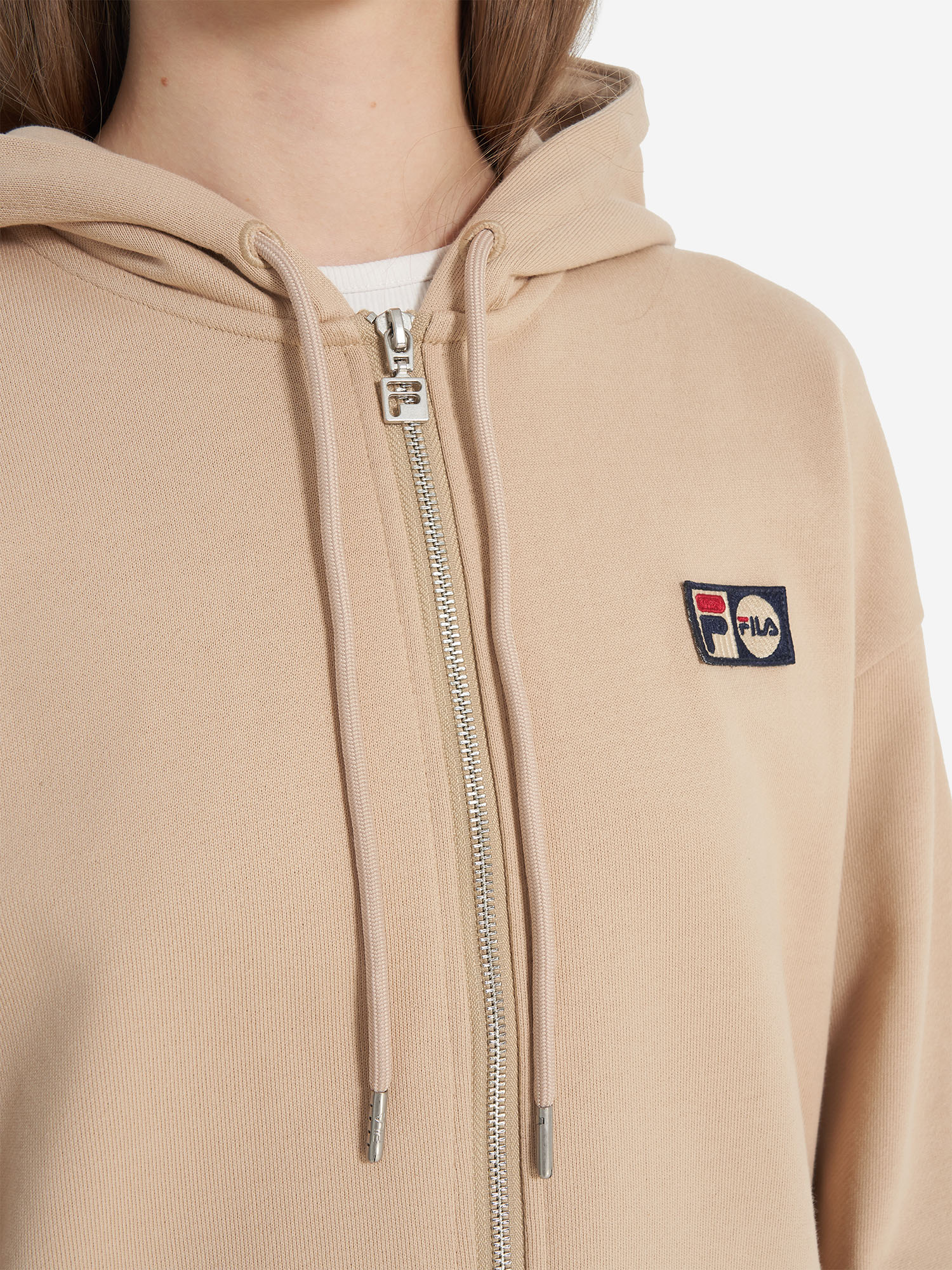 фото Толстовка женская fila, бежевый