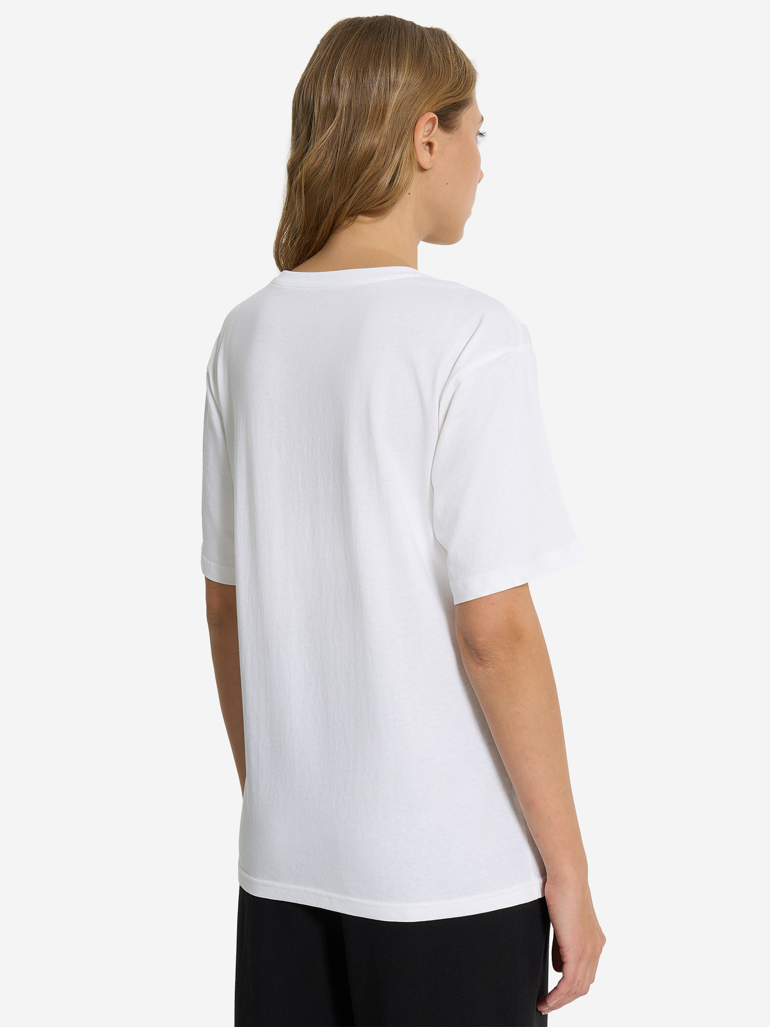 фото Футболка женская puma ess no. 1 logo relaxed, белый