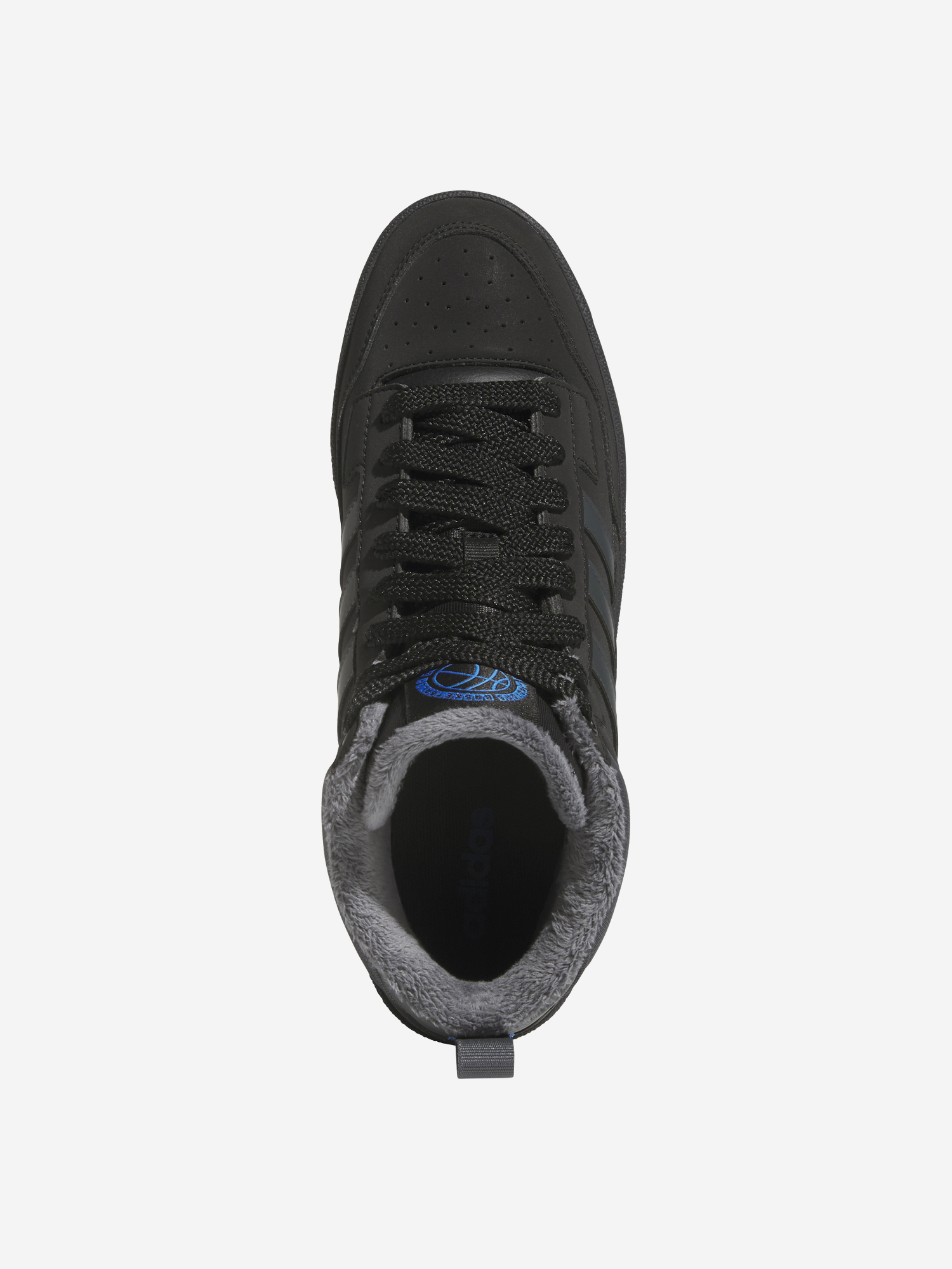 фото Кеды мужские adidas rapid court mid winterized, черный