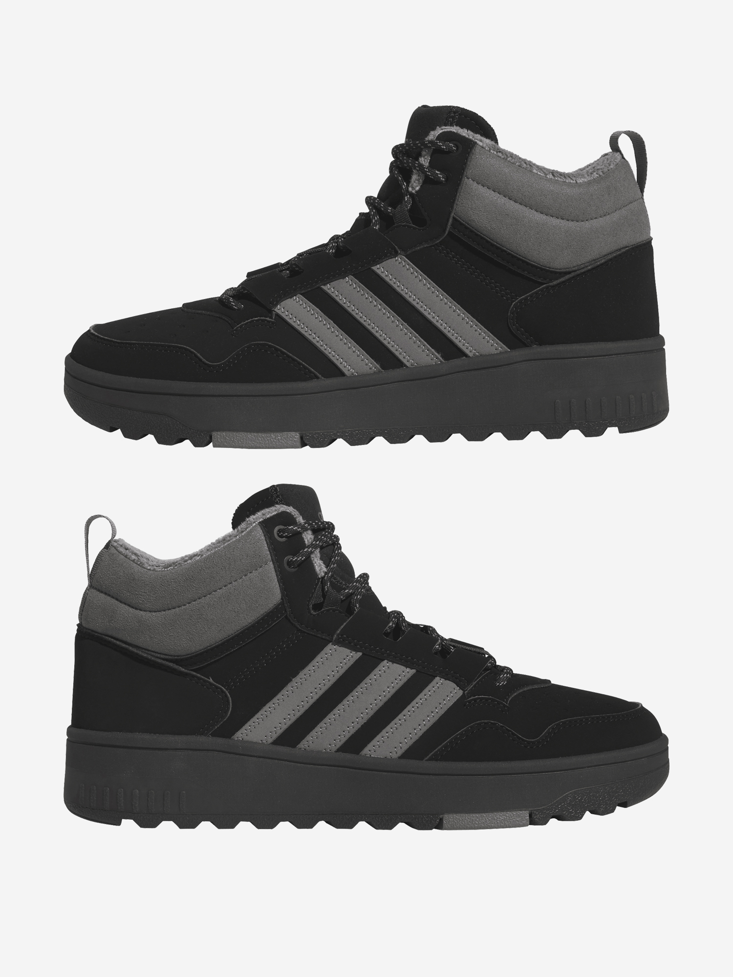 фото Кеды мужские adidas hoops 4.0 mid, черный