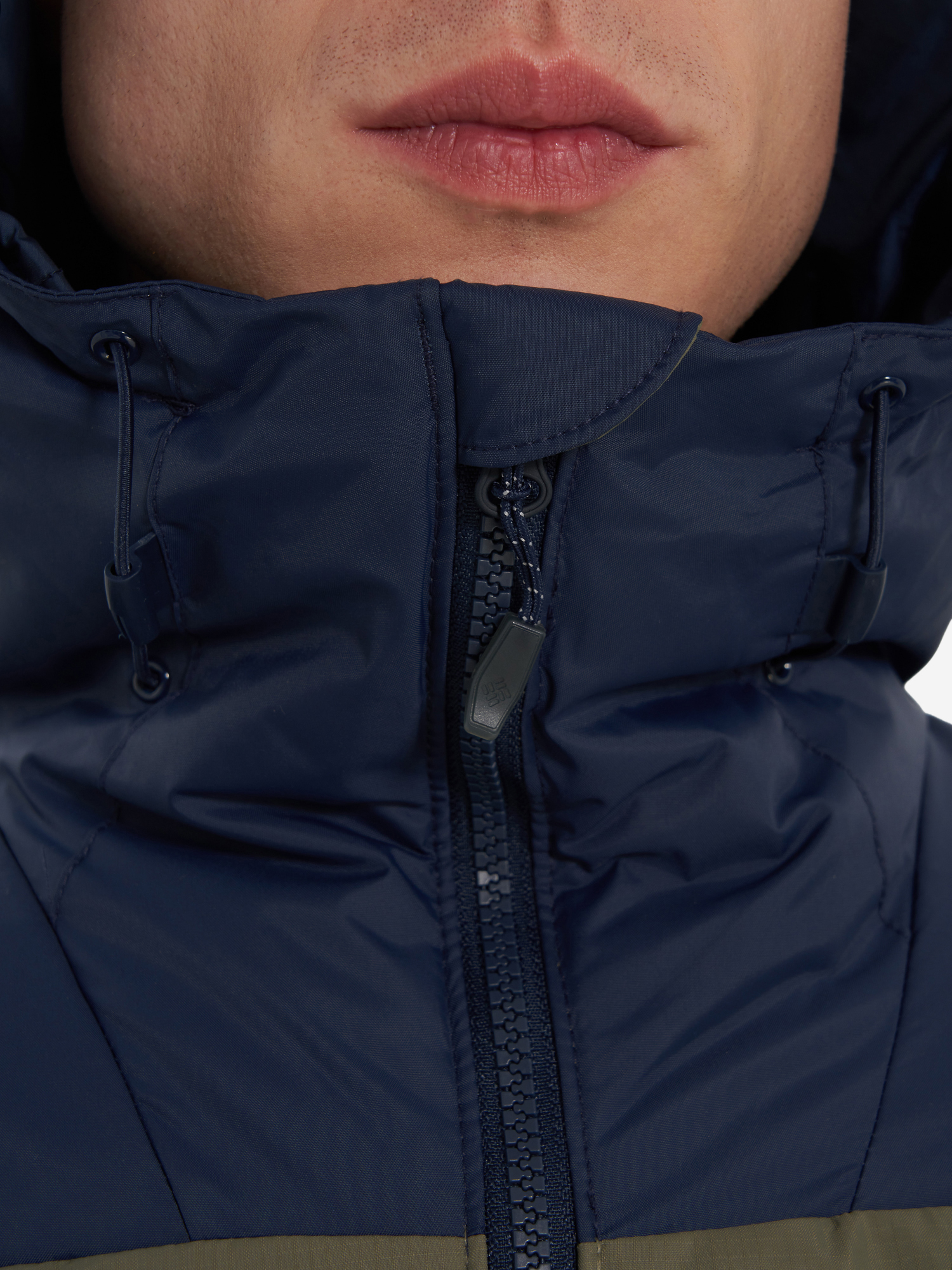 фото Пуховик мужской columbia woolly hollow iii jacket, зеленый