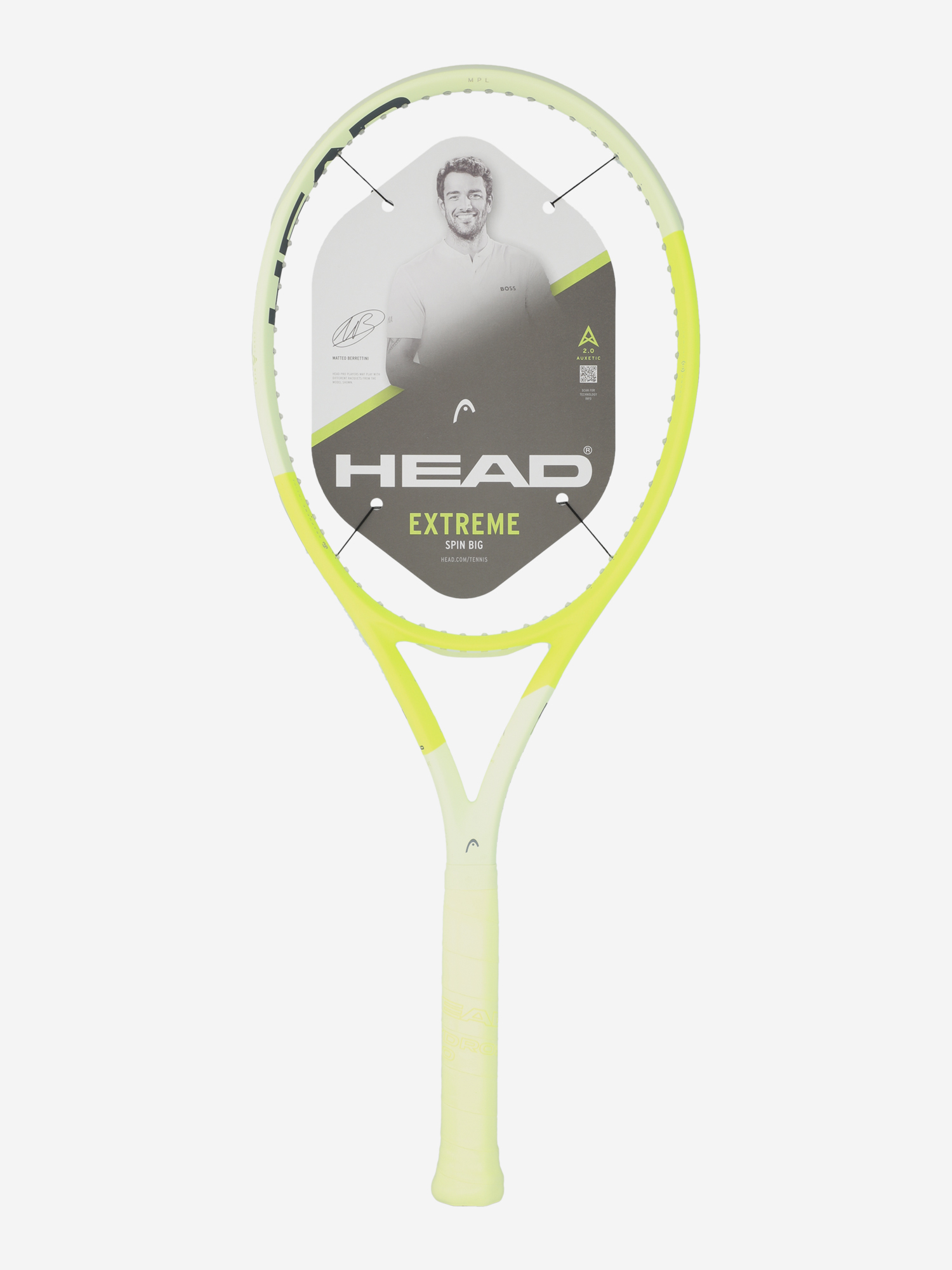 фото Ракетка для большого тенниса head extreme mp l 27'', желтый