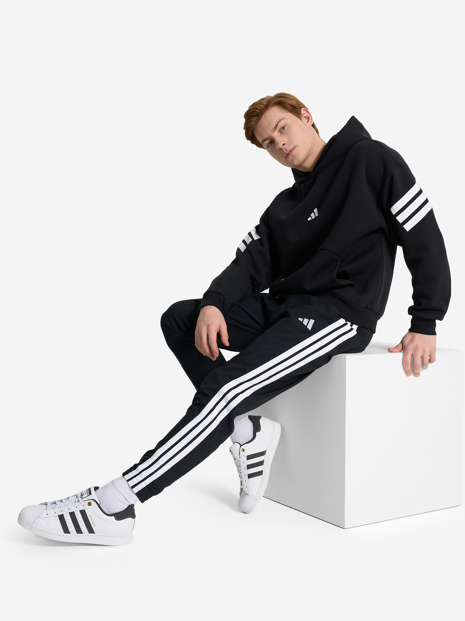 фото Брюки мужские adidas, черный