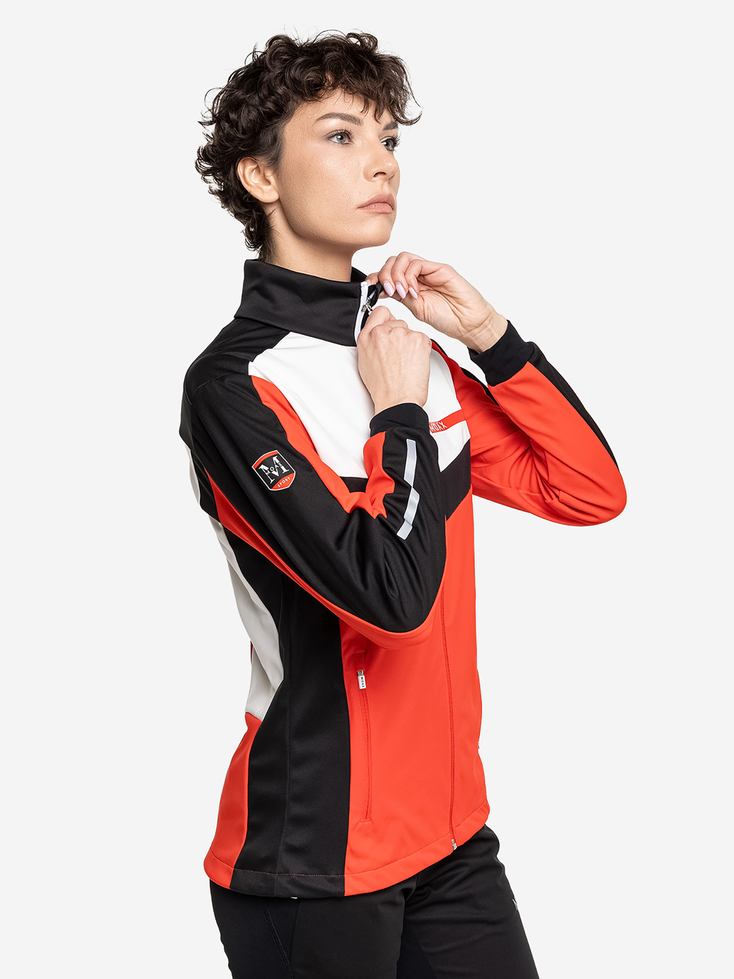 фото Куртка софтшелл женская moaxsport sirius, красный