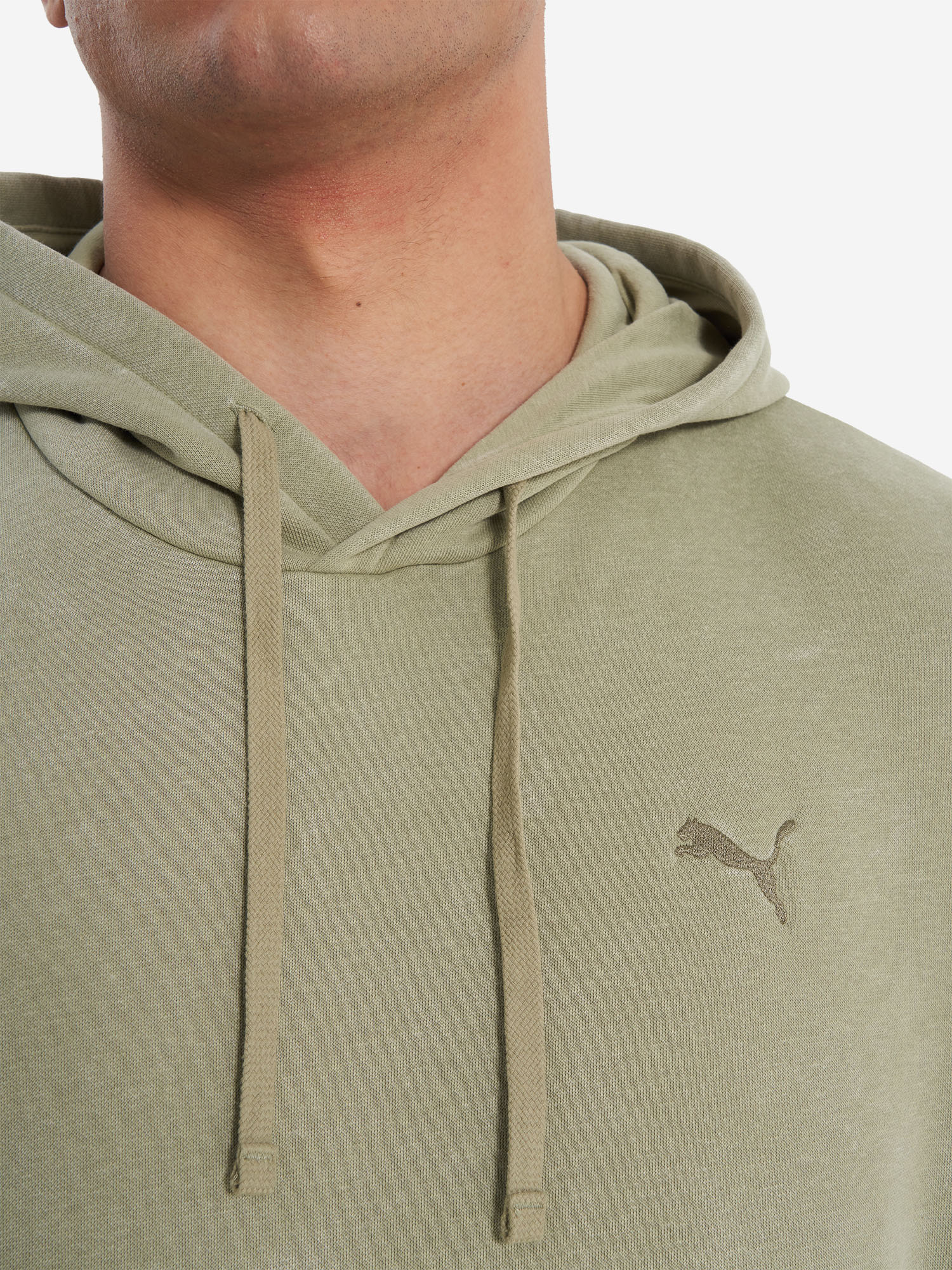 фото Худи мужское puma ess elevated, зеленый