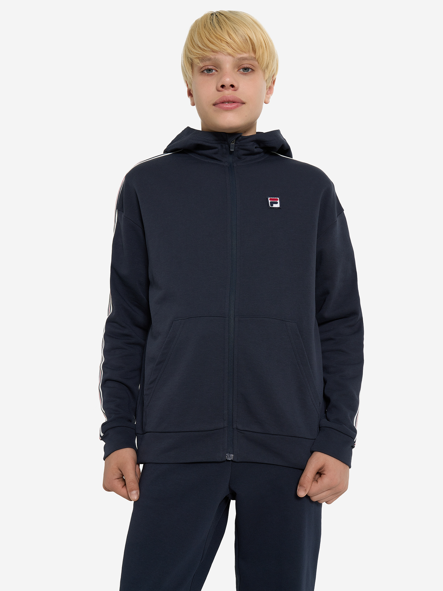 фото Толстовка для мальчиков fila, синий
