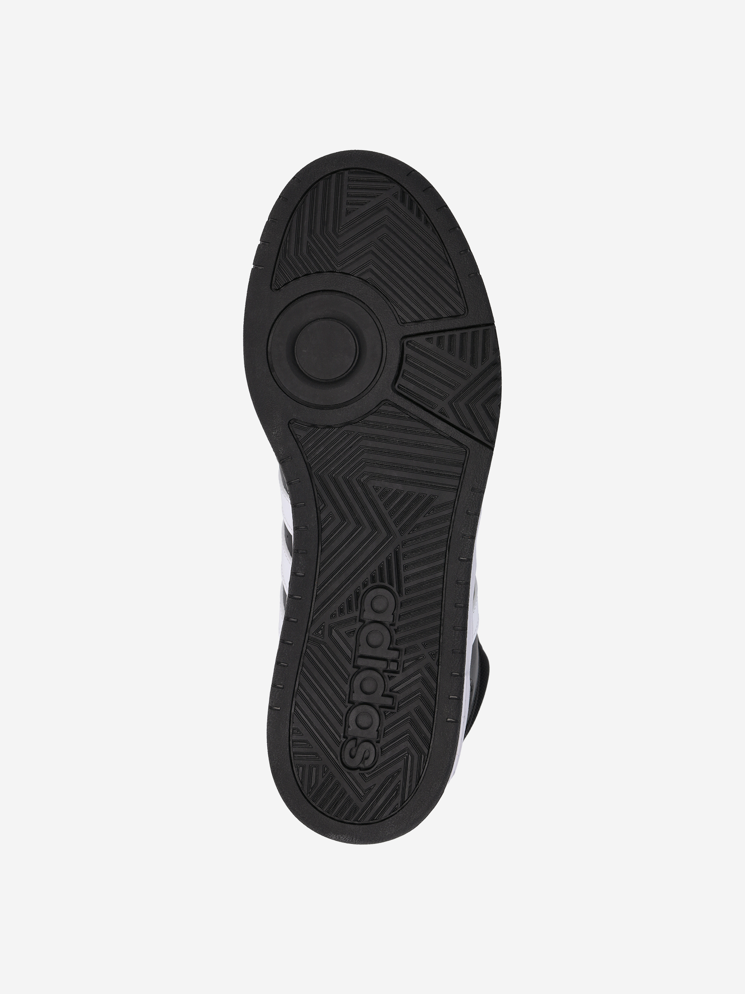 фото Кеды мужские adidas hoops 3.0 mid, черный