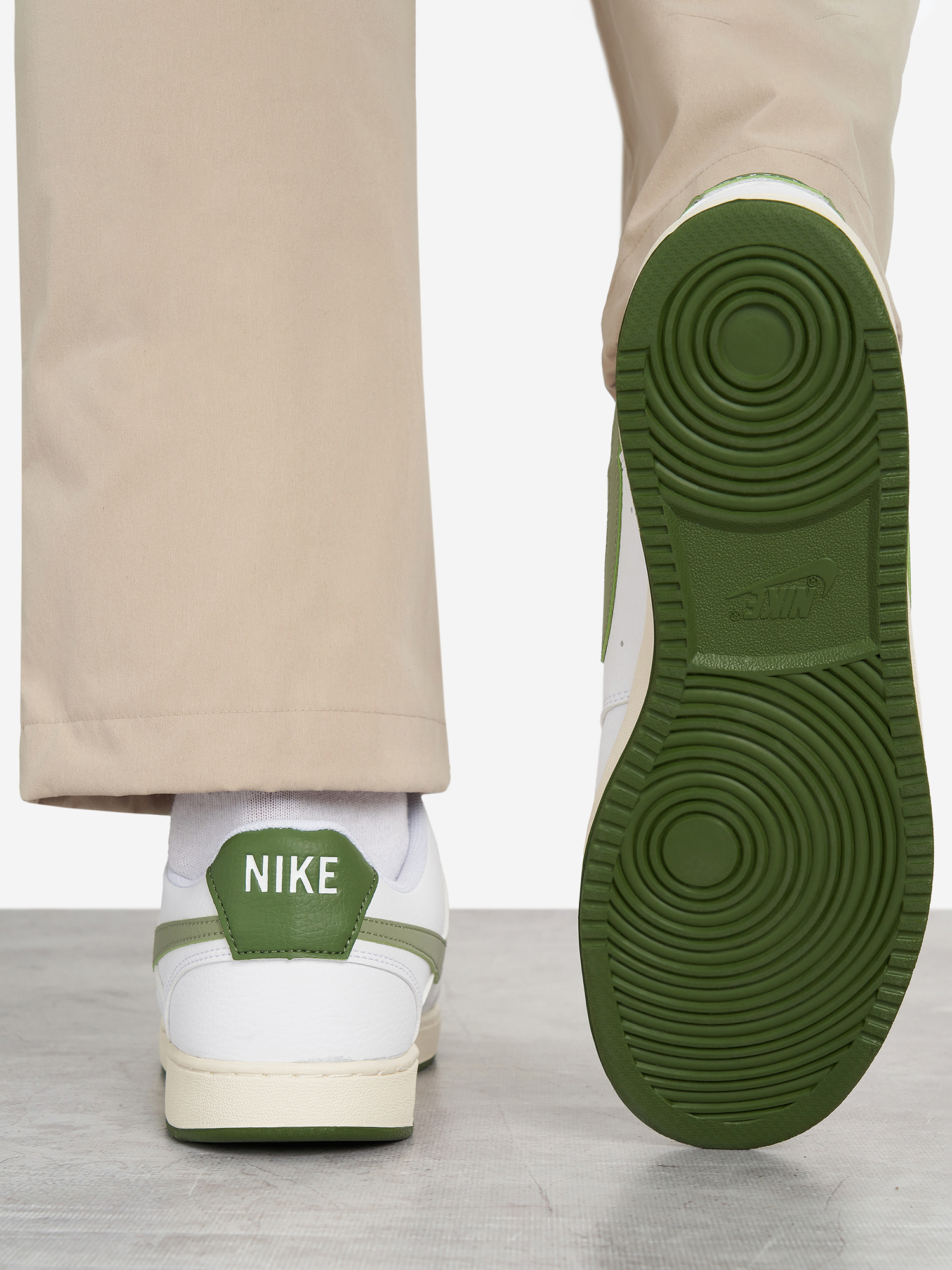 фото Кеды мужские nike court vision low, белый