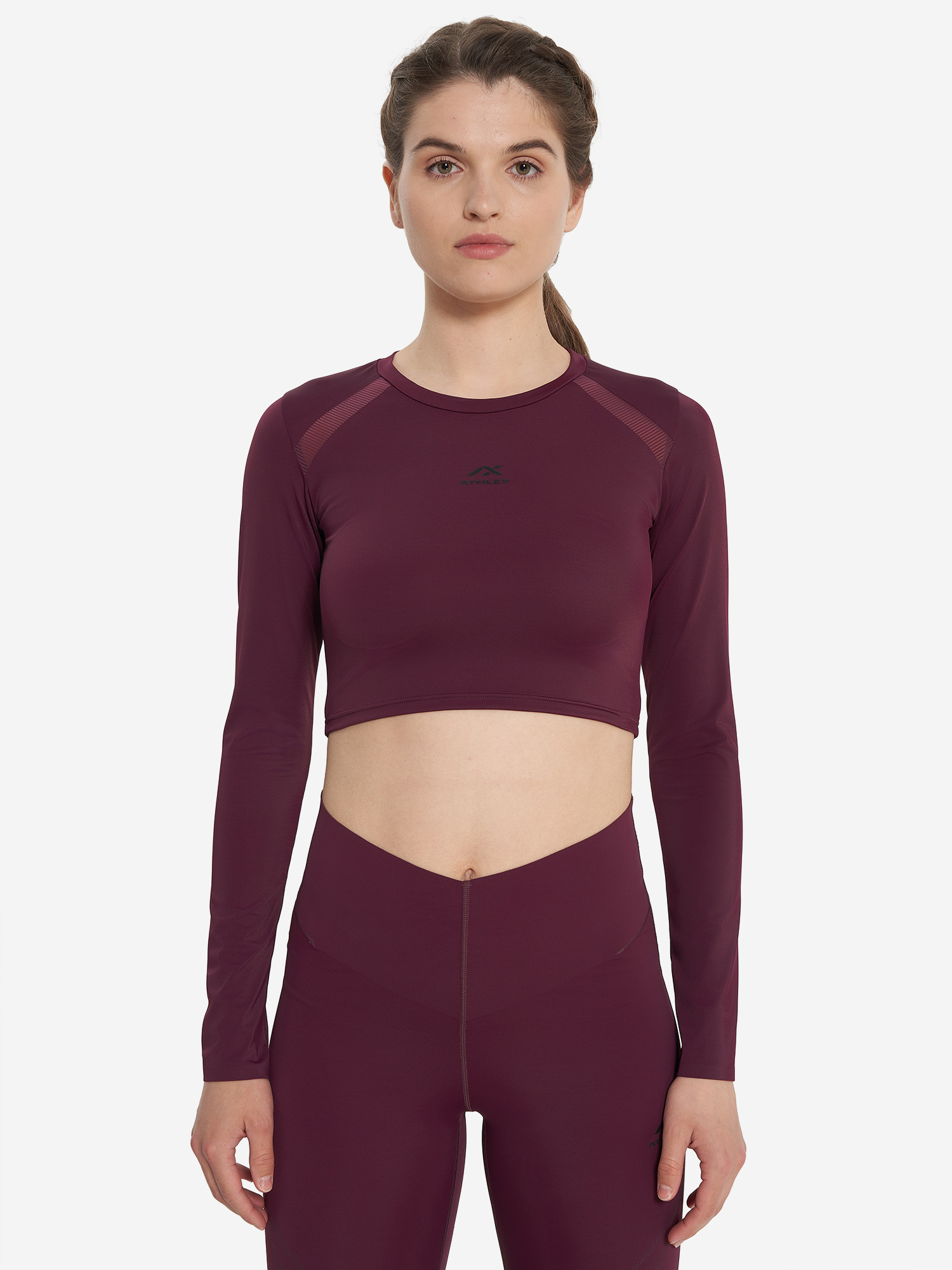 фото Лонгслив женский athlex, красный