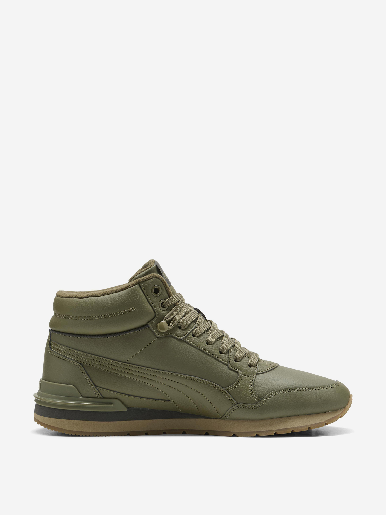 фото Кроссовки утепленные мужские puma st runner v4, зеленый